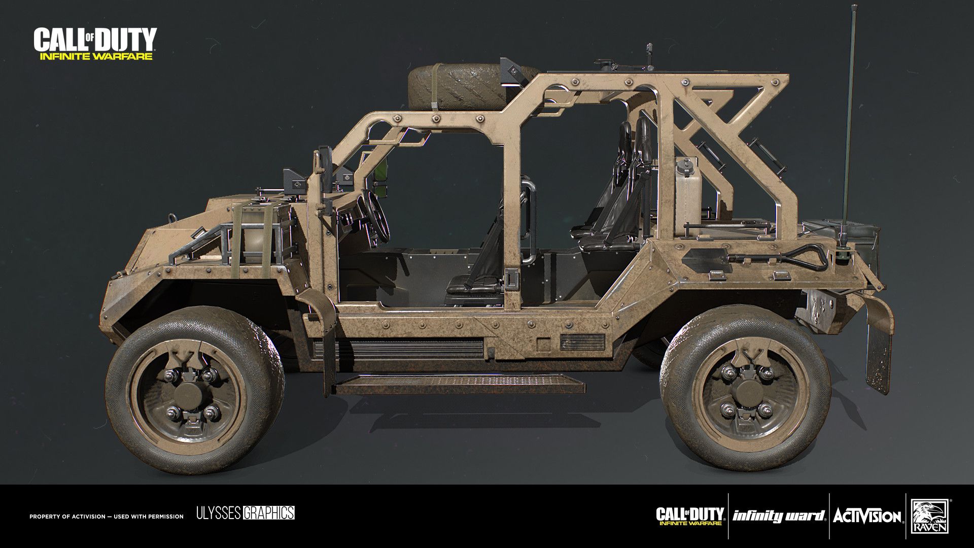 Call of Duty: Infinite Warfare vehicle, Natalia Galantseva