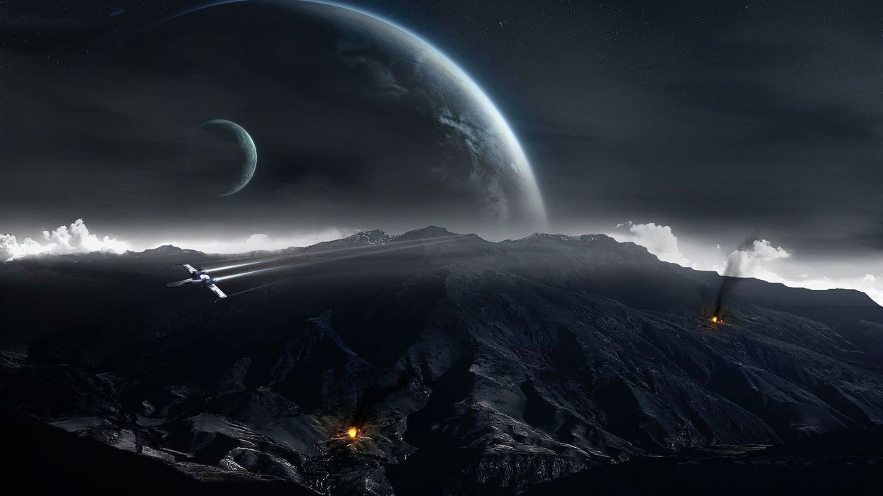 INTERSTELLAR Adventure Mystery Sci Fi Futuristic Film Spaceship