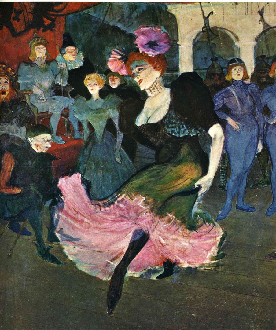 Marcelle Lender Dancing In The Bolero Lautrec Wallpaper