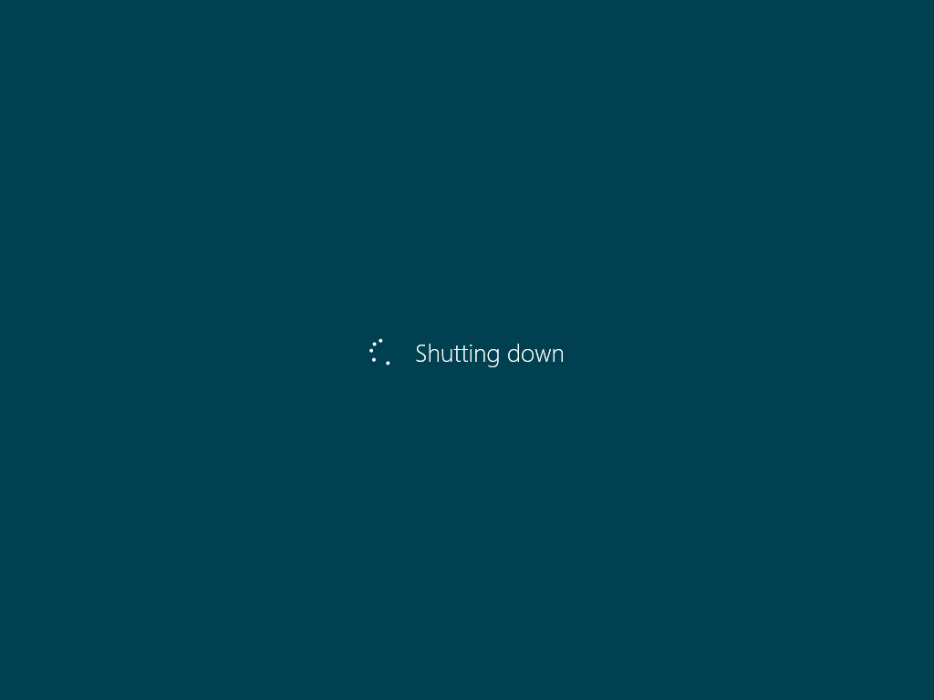 Shut Down Windows 7 Wallpaper. Won't