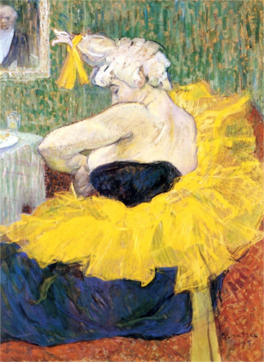 The Clowness Cha U Kao By Toulouse Lautrec