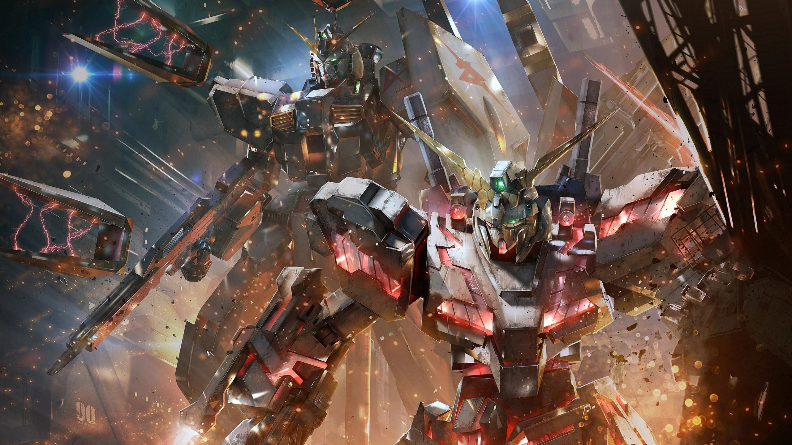 Mobile Suit Gundam Unicorn, Gundam, anime, mech, Mobile Suit