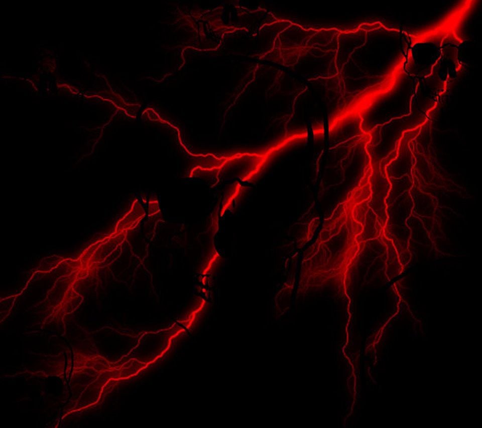 red lightning wallpapers