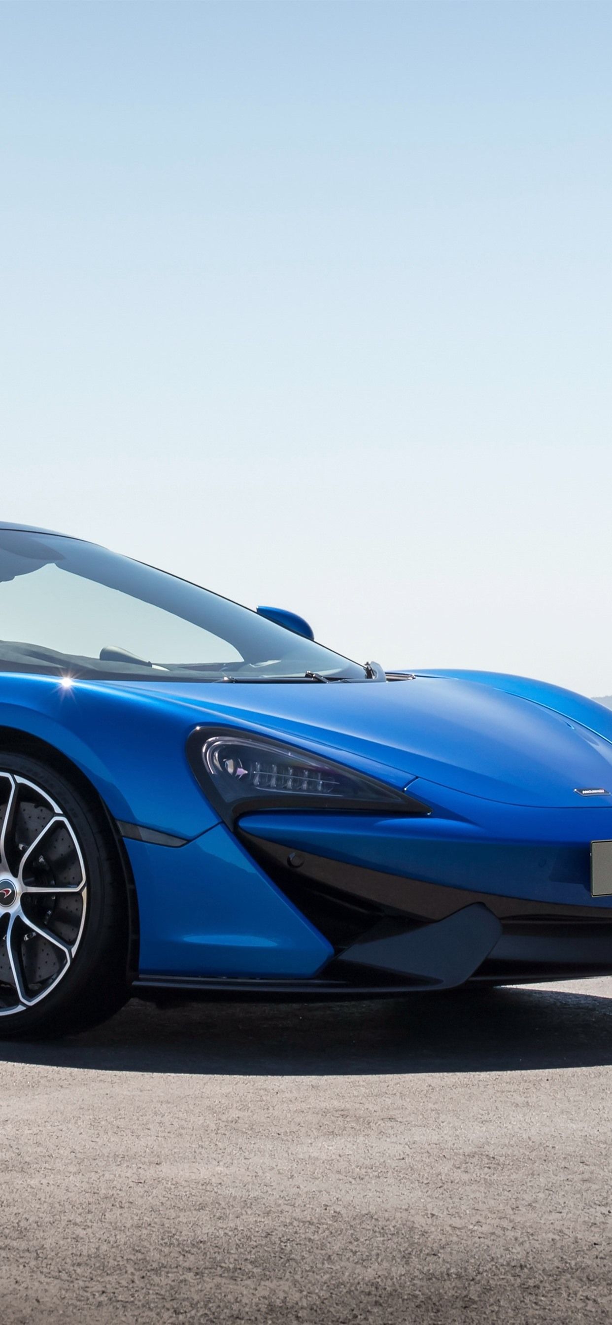 McLaren 570S Blue Supercar 1242x2688 IPhone 11 Pro XS Max