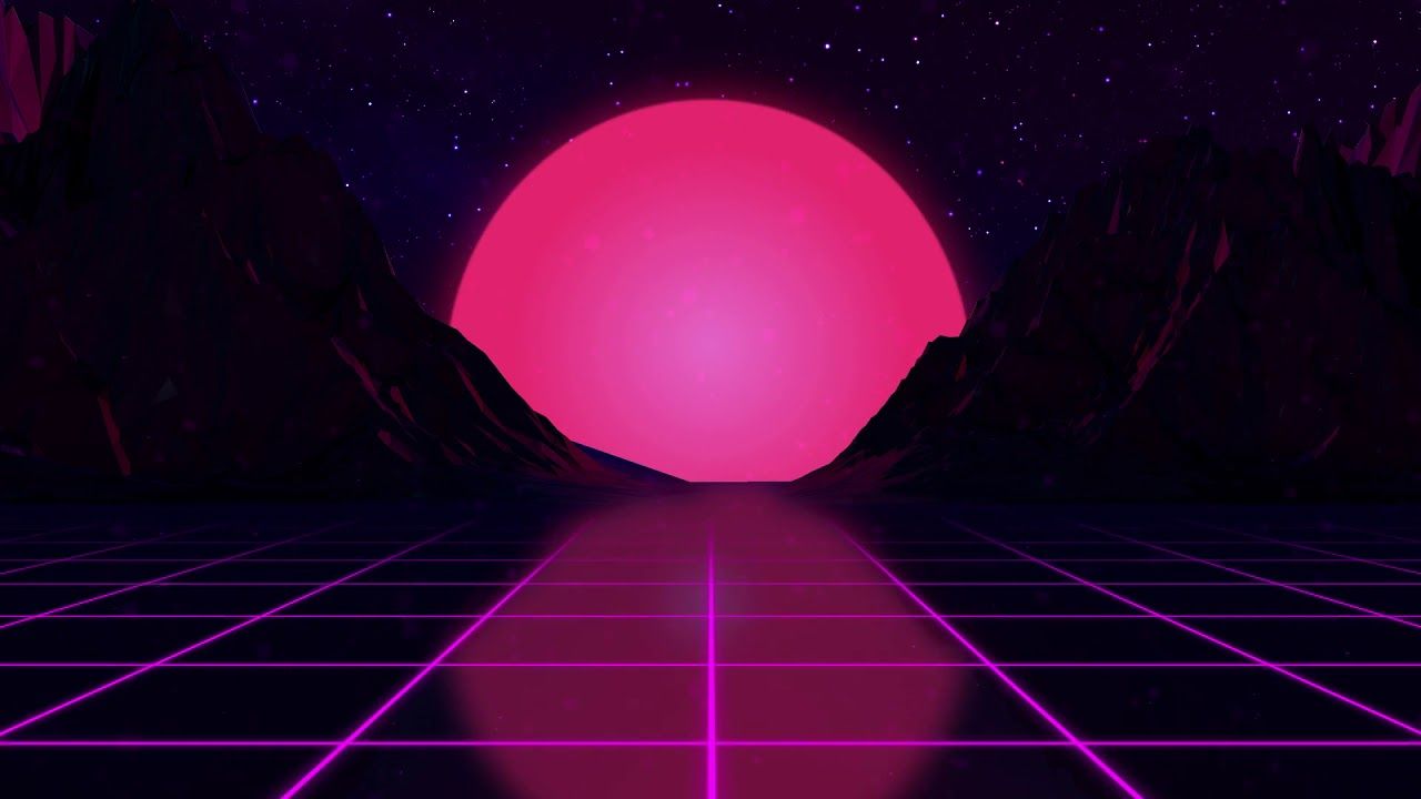 Neon Sunset Live Wallpaper for download