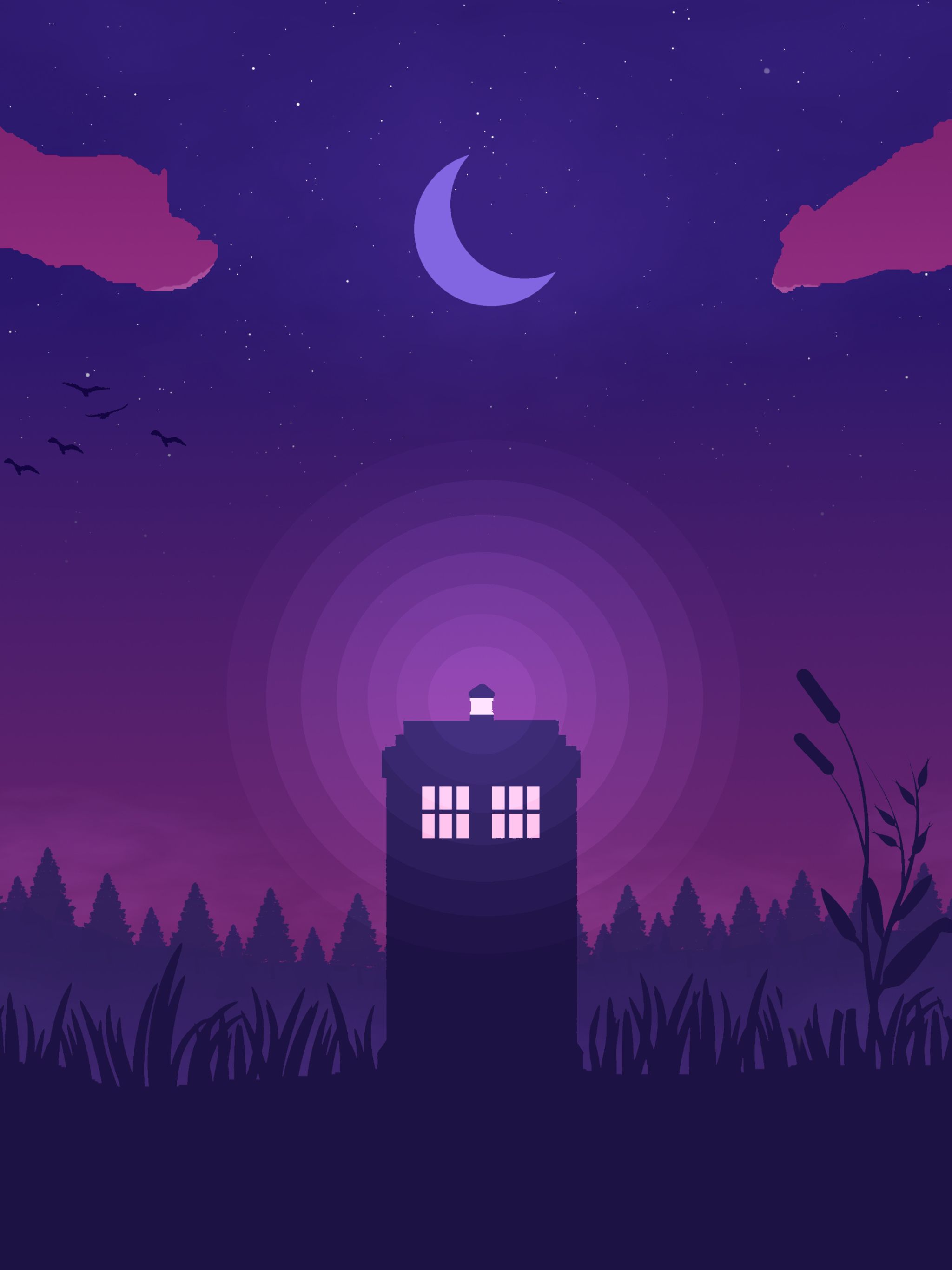 Doctor Who Minimal Art 2048x2732 Resolution Wallpaper
