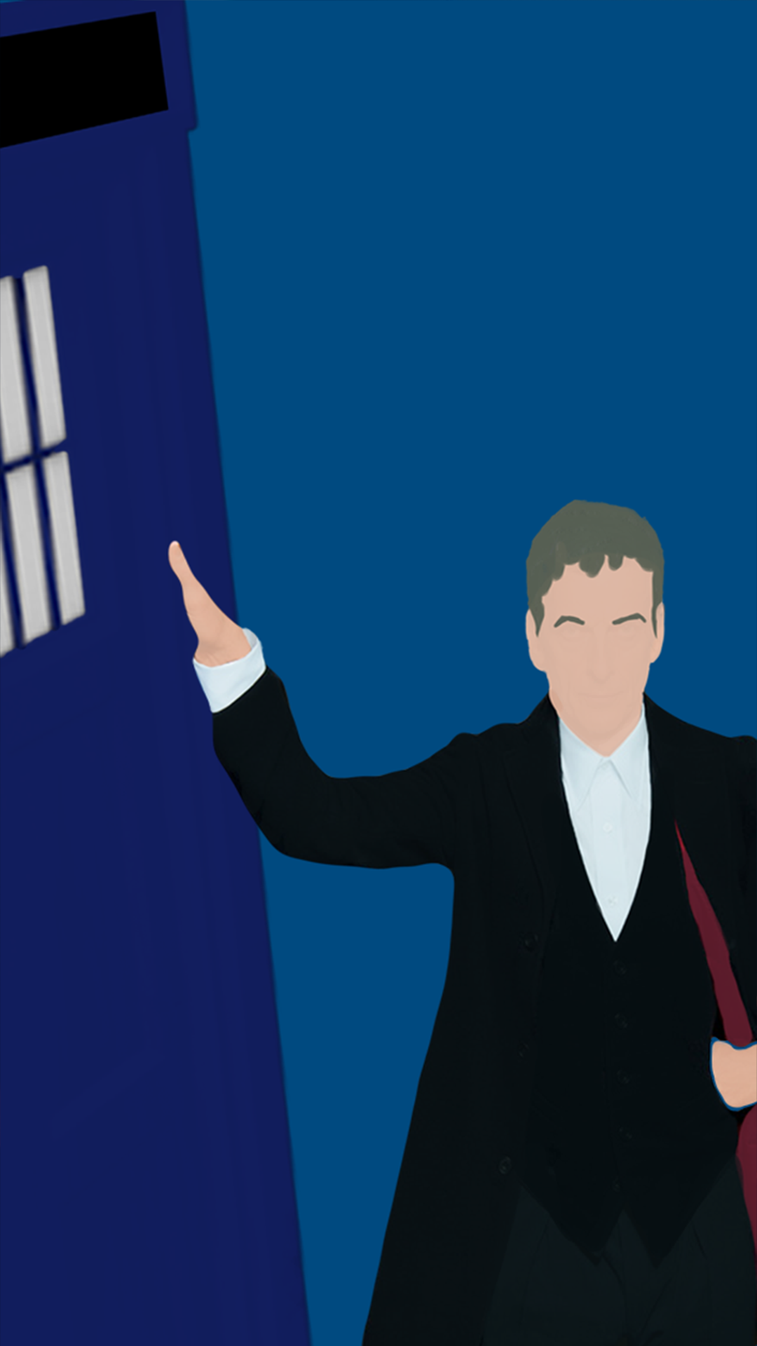 Download these minimalistic Season 8 Doctor Who wallpaper!