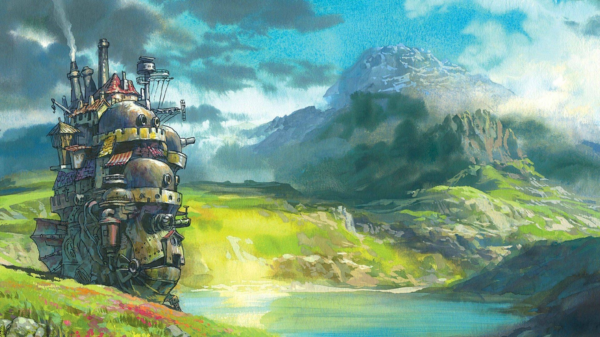 Anime Howls Moving Castle Wallpaper Free Anime Howls Moving