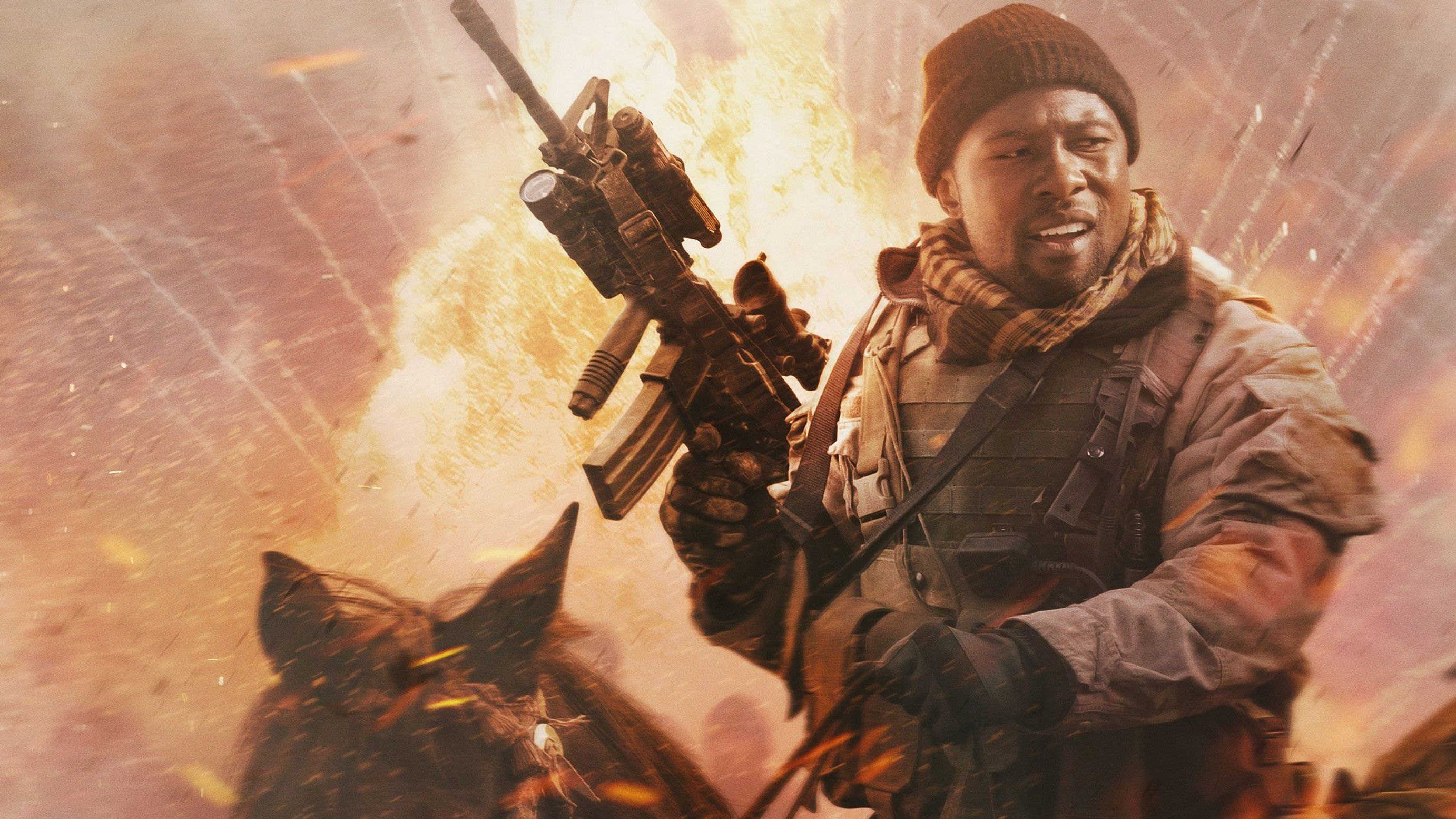 Trevante Rhodes In 12 Strong Movie, HD Movies, 4k Wallpaper