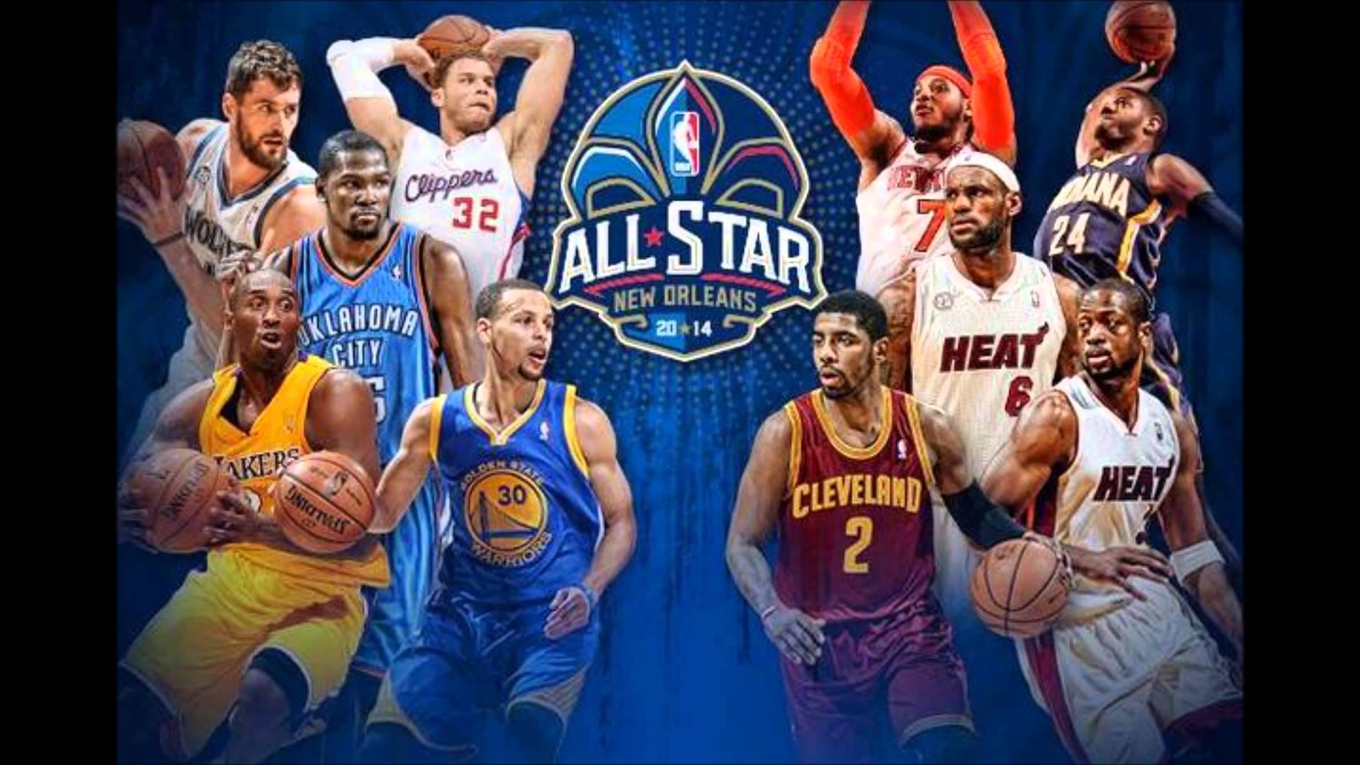 Free download NBA 2014 All Star Game Starters East West 1920x1080
