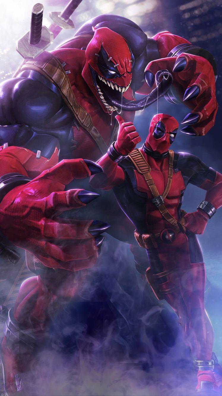 Deadpool 4K Wallpaper for phones by Sam Wallpaper link in