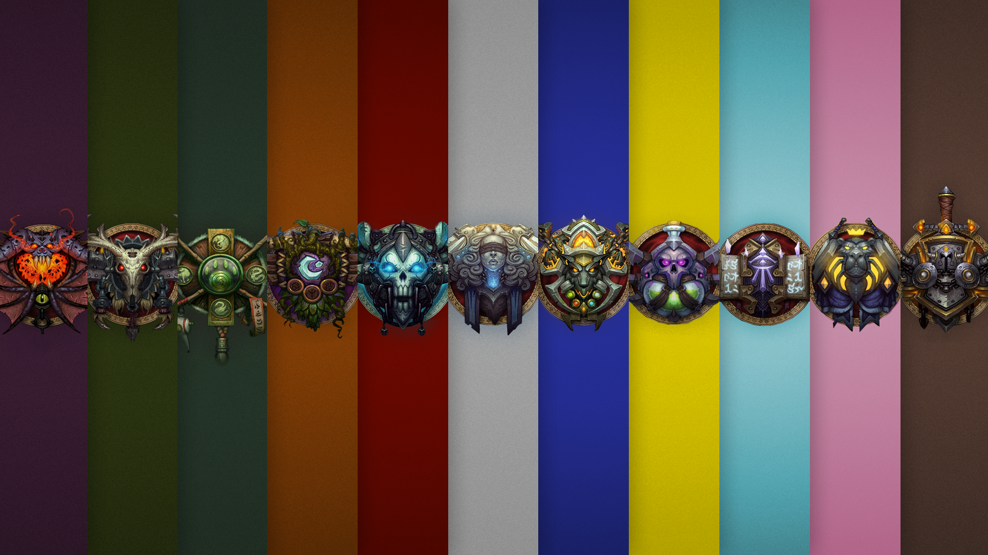 World of Warcraft Class Crest Wallpaper