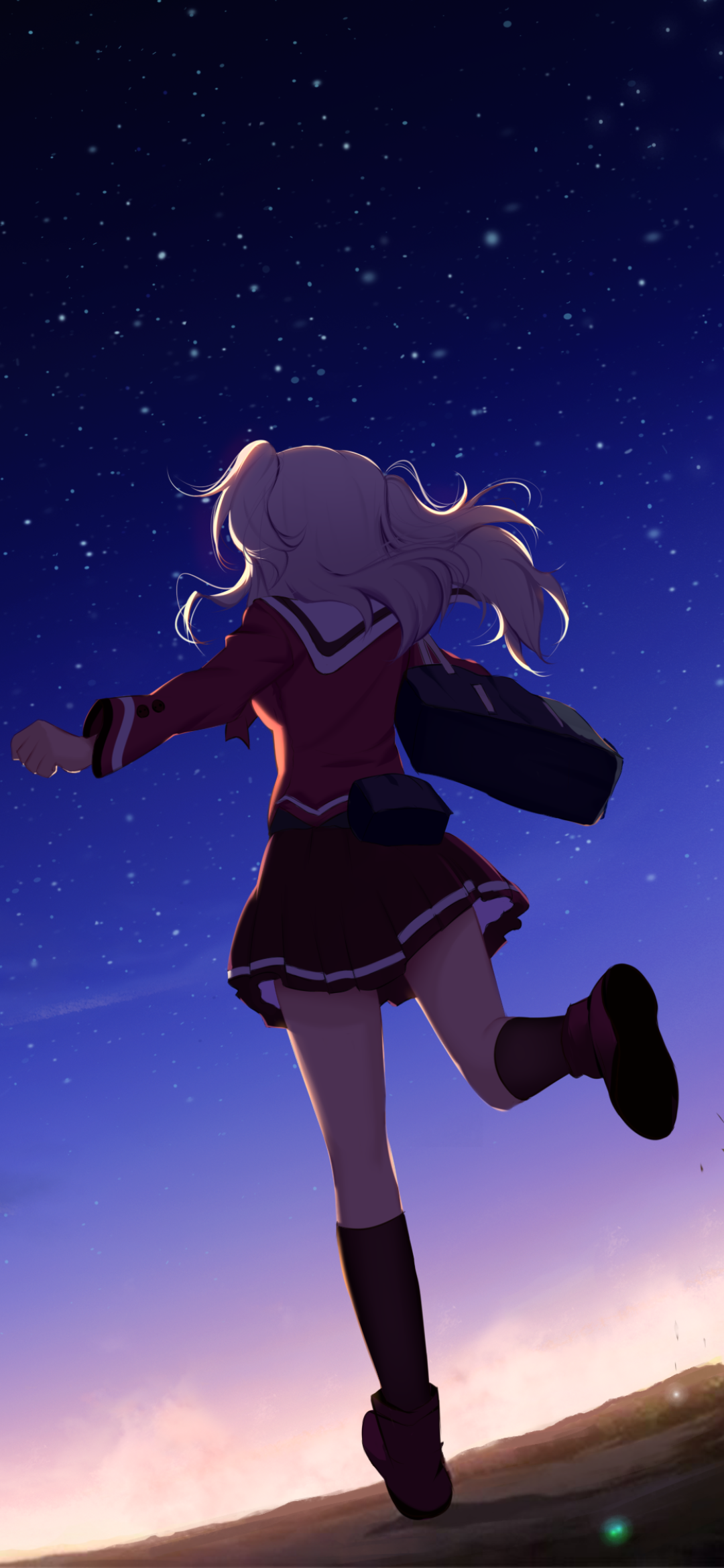Anime Charlotte (1080x2340) Wallpaper