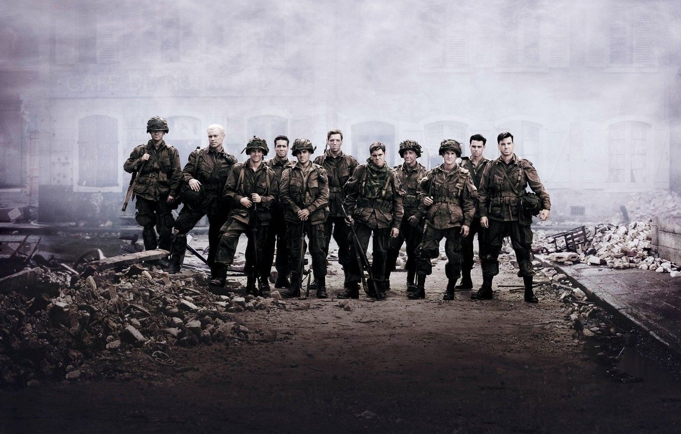 Wallpaper War, Ruins, Soldiers, Weapons, The series, Men, Band