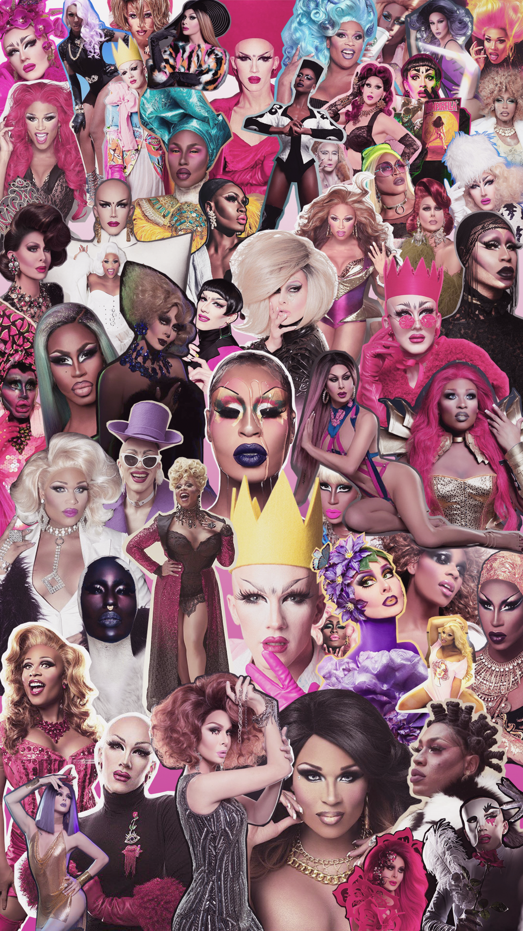 queens collage wallpaper
