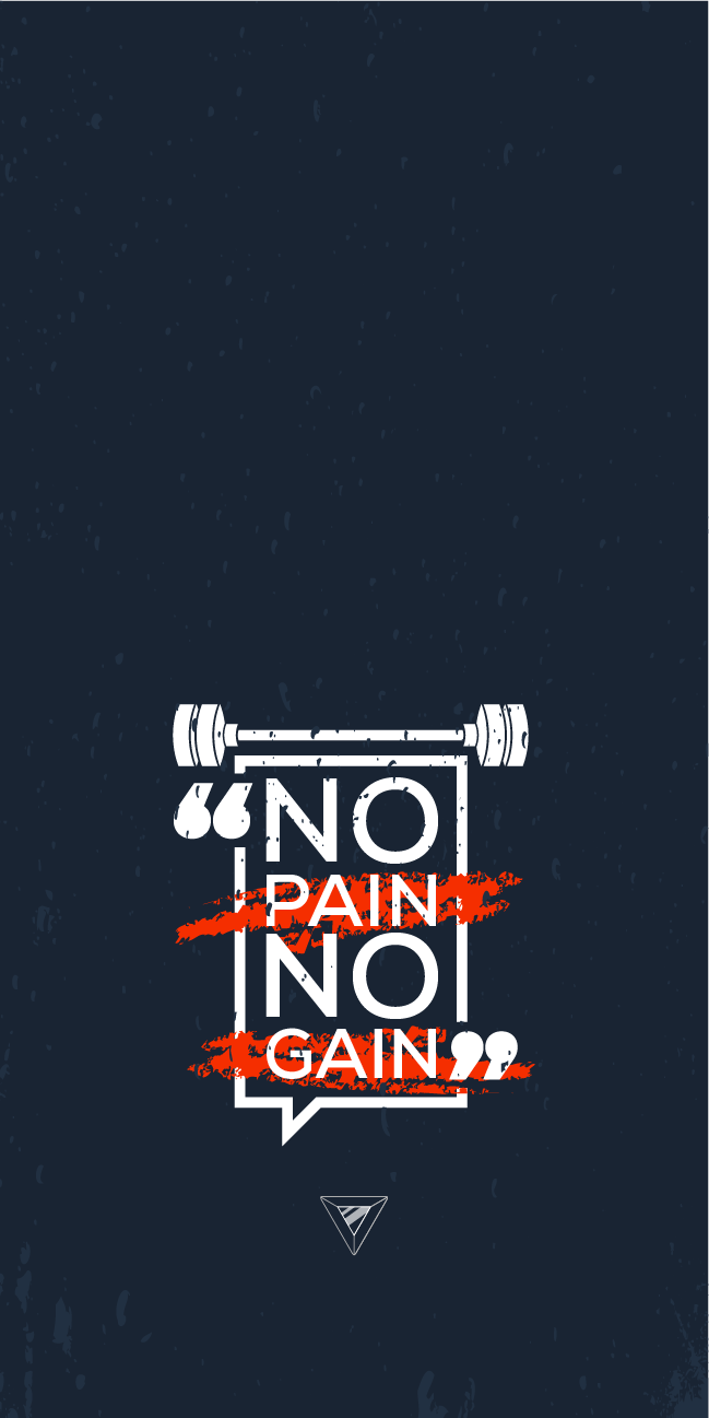 No pain no gain обои