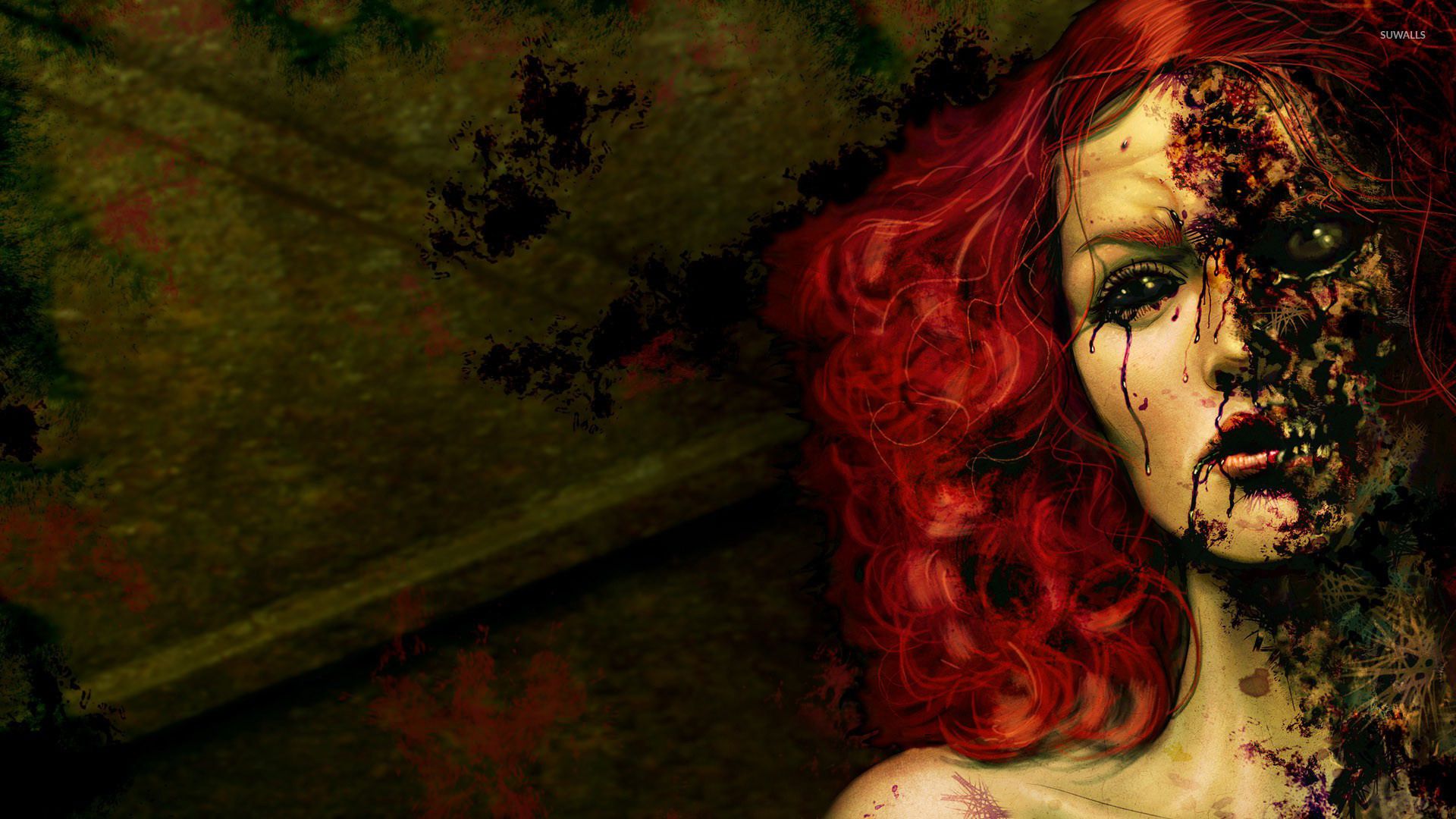 Zombie Girl Wallpaper