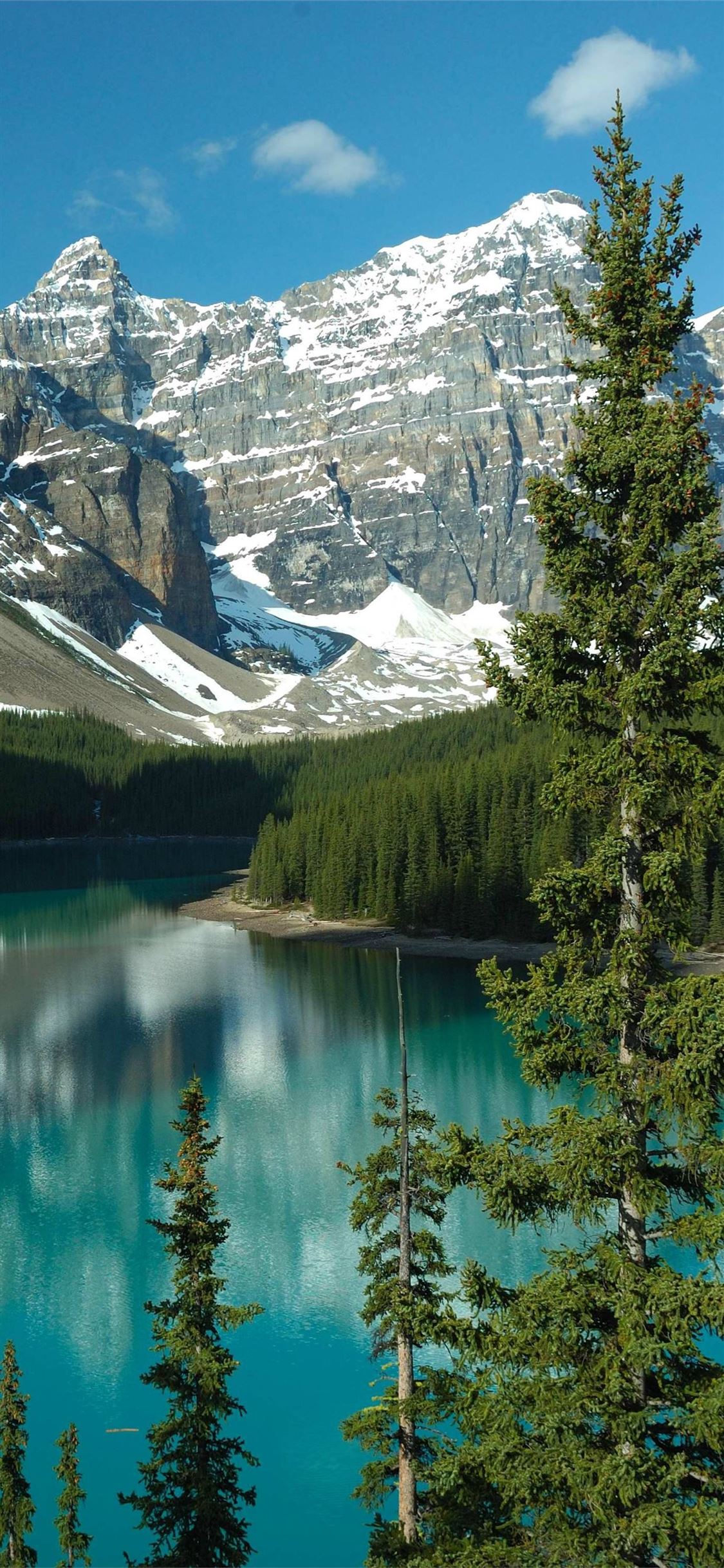 Moraine Lake South Channel Wallpapers Wallpaper Cave
