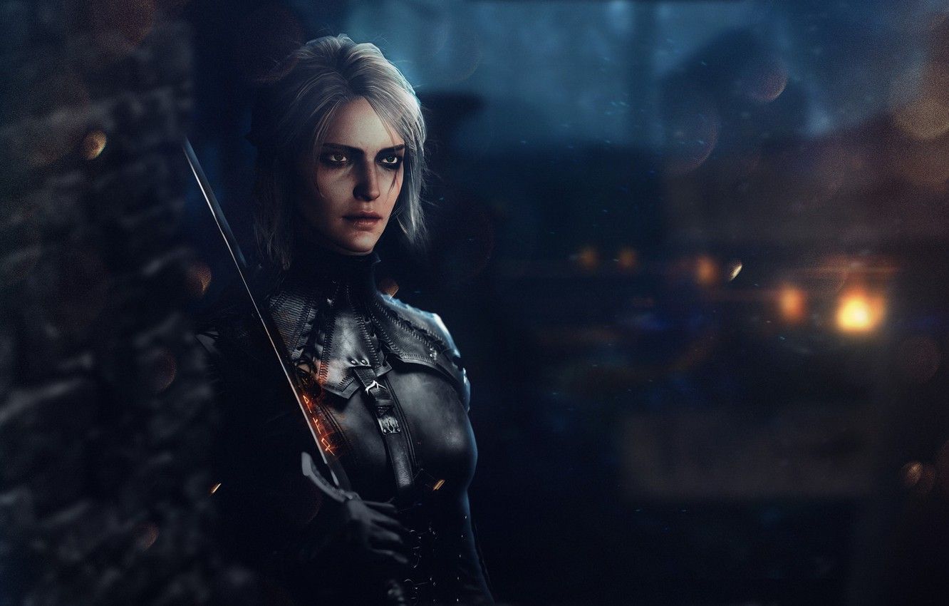 Wallpaper Girl, Fantasy, Art, The Witcher, The Witcher, Witcher