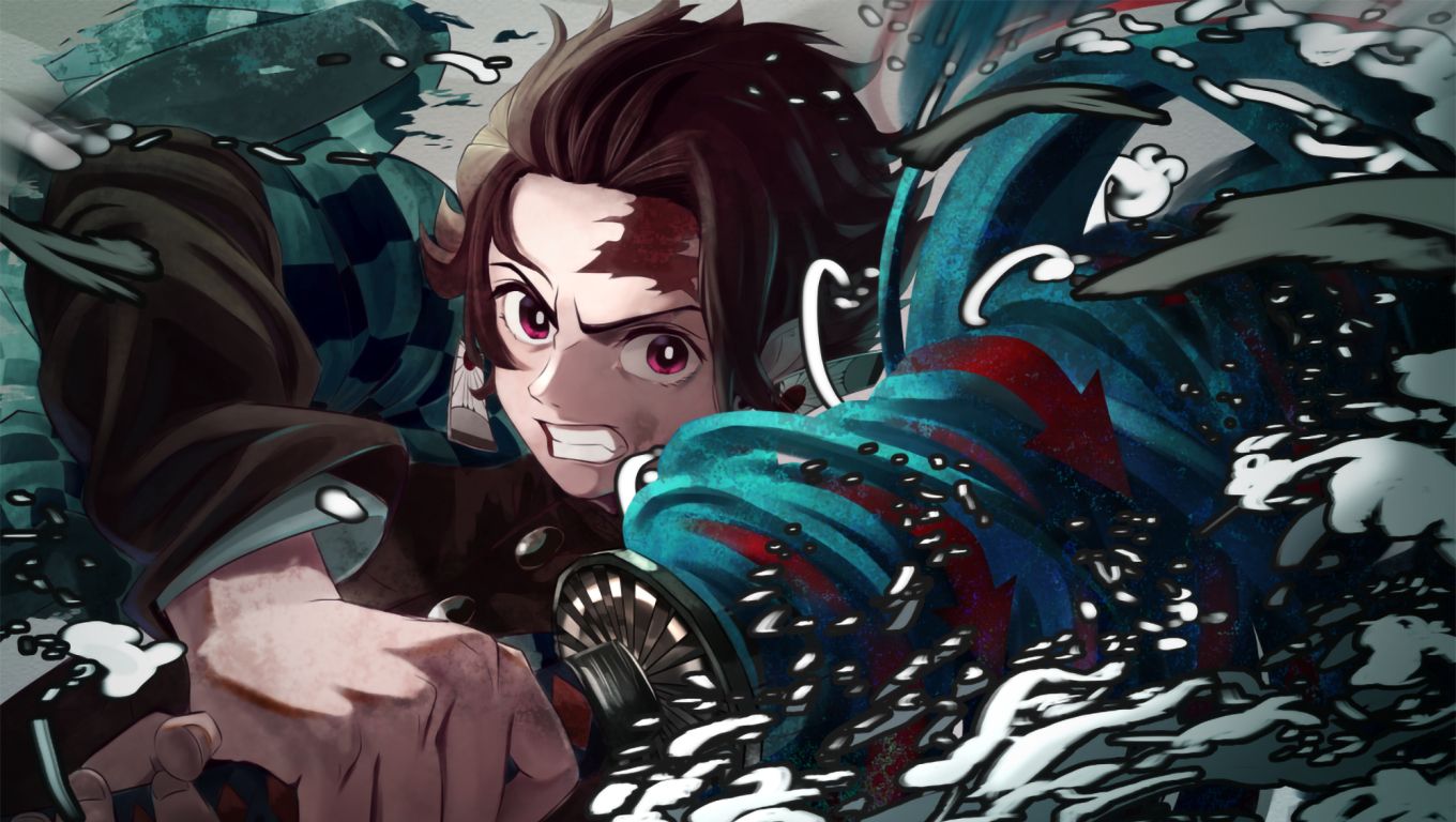Tanjirou Kamado From Demon Slayer Desktop Laptop HD Wallpaper, HD Anime 4K Wallpaper, Image, Photo and Background