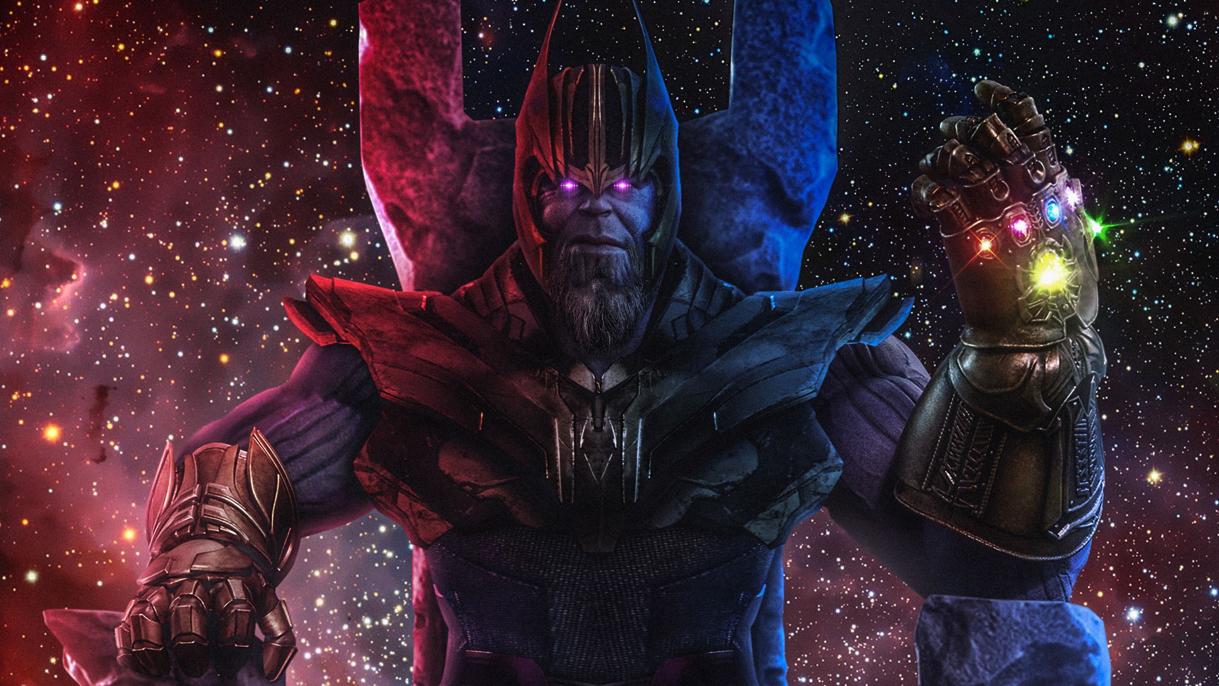Thanos The End Is Near Art, HD Superheroes, 4k Wallpaper, Image