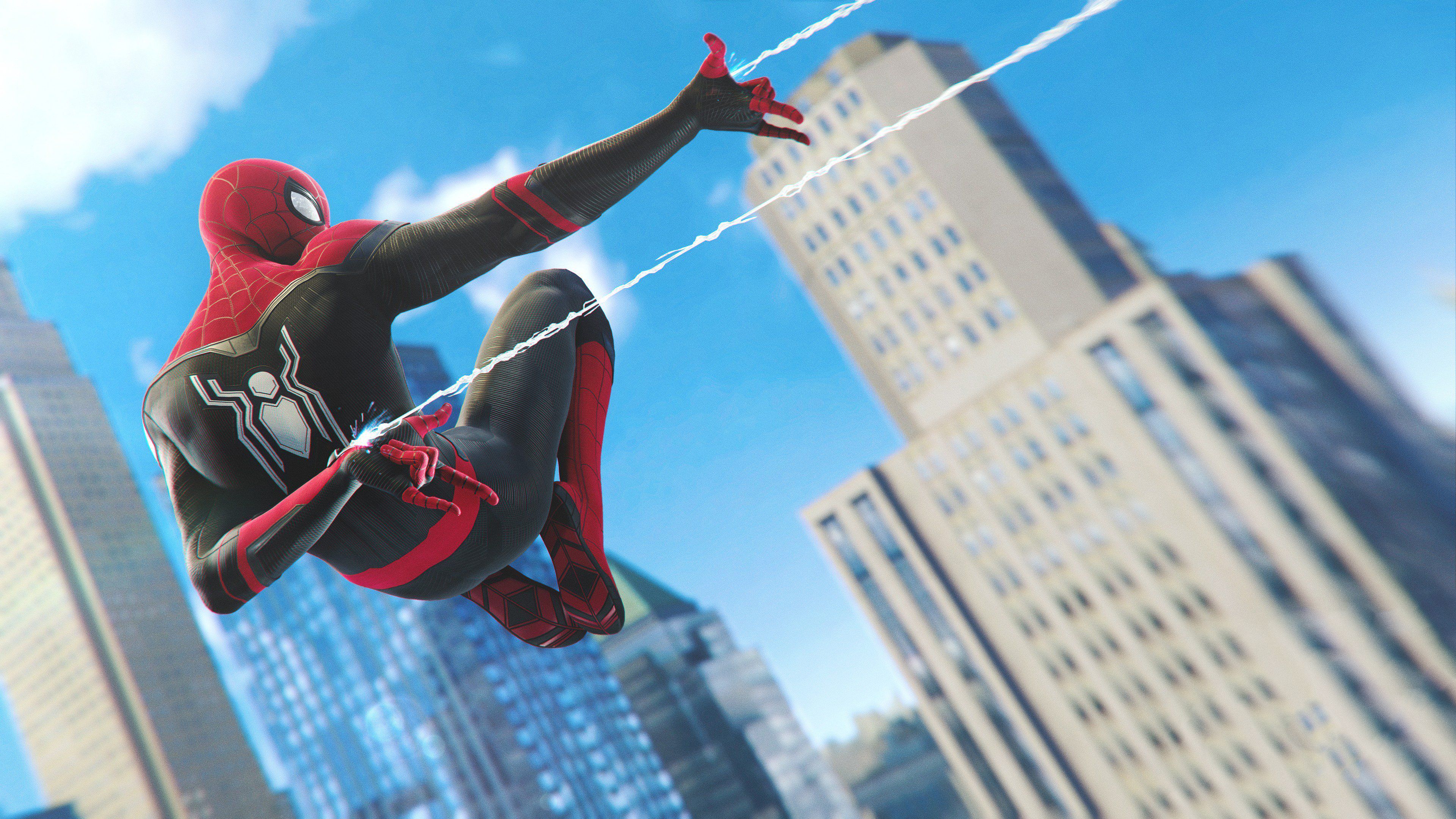Spider Man Far From Home PS4 Game 4K Wallpaper. HD Wallpaper
