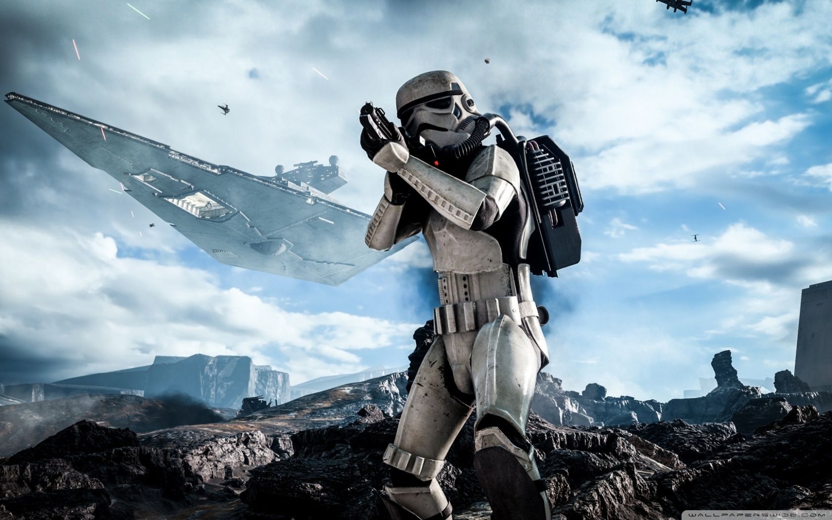 Star Wars Battlefront Stormtrooper Ultra HD Desktop Background
