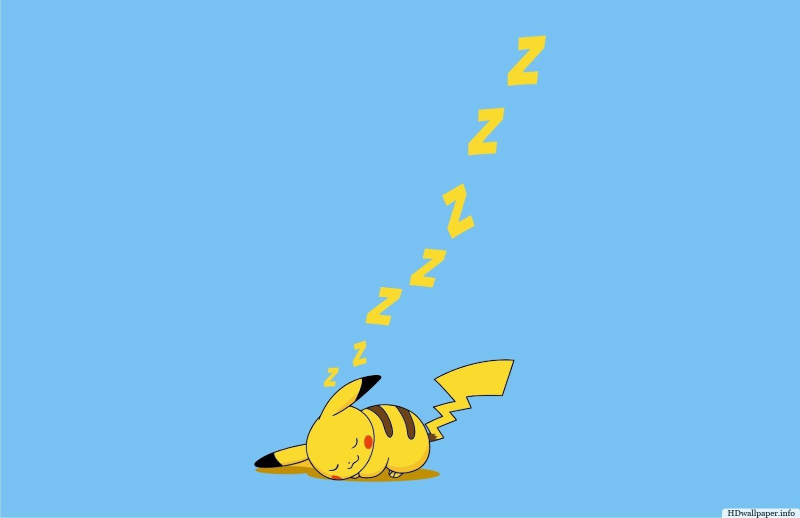 Sleepy Pikachu Wallpaper