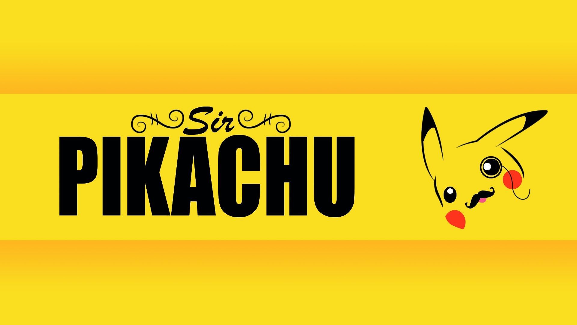 Sir Pikachu Wallpaper Free HD Wallpaper