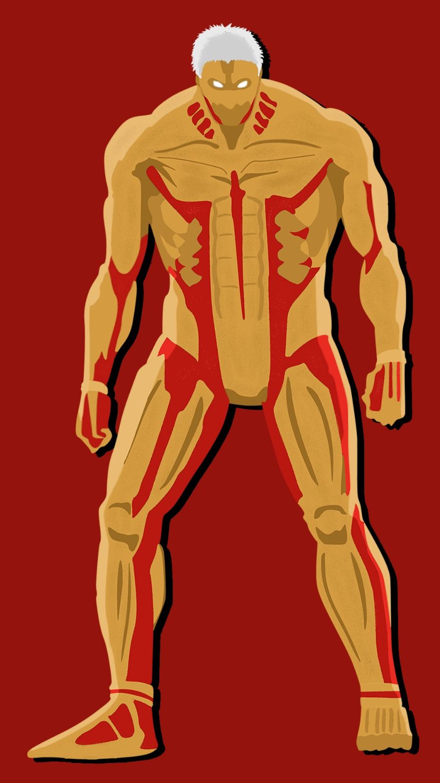 Needed a new wallpaper so I made the armored titan