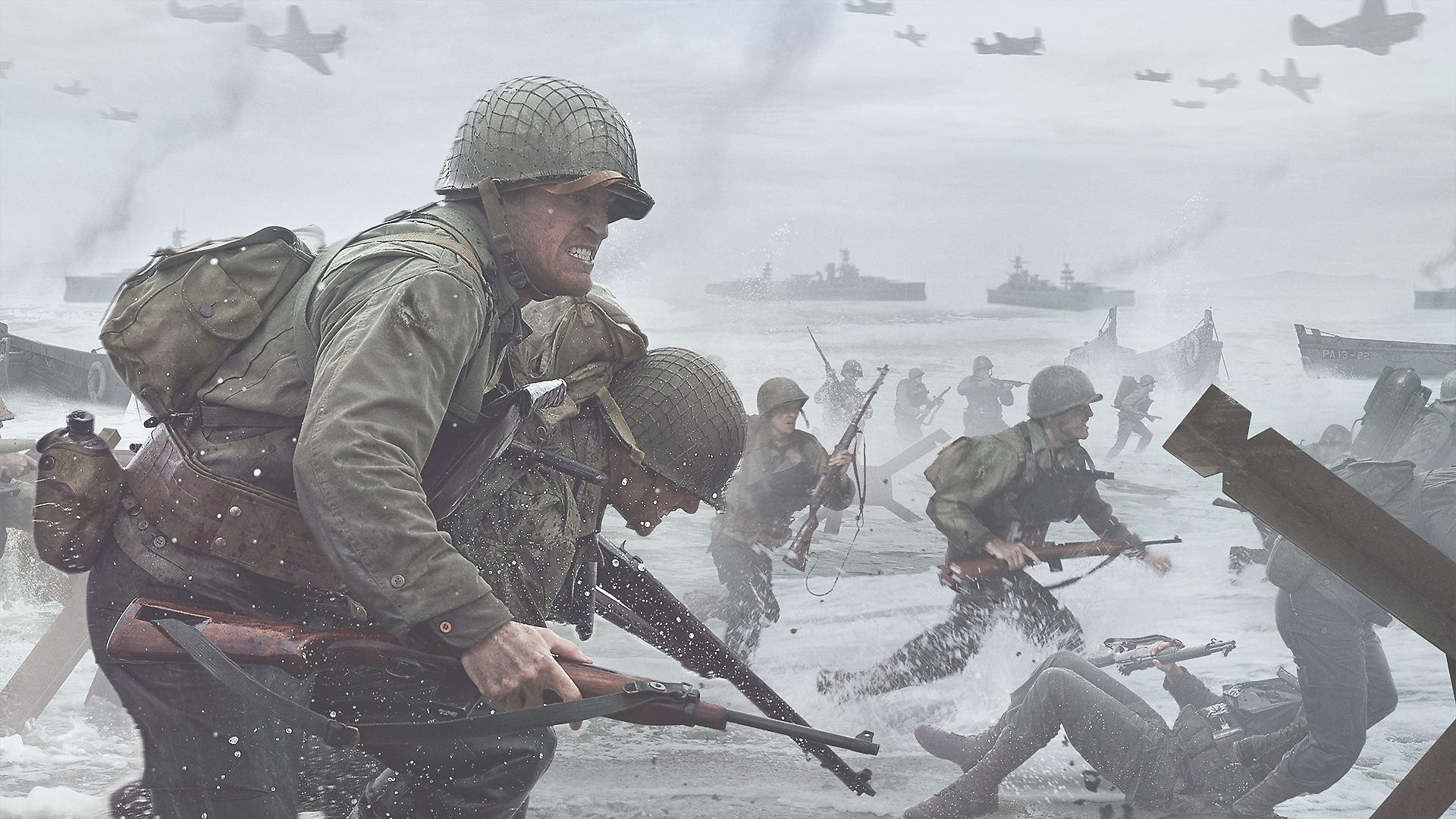Call of Duty: WWII HD Wallpaper. Background Imagex1080