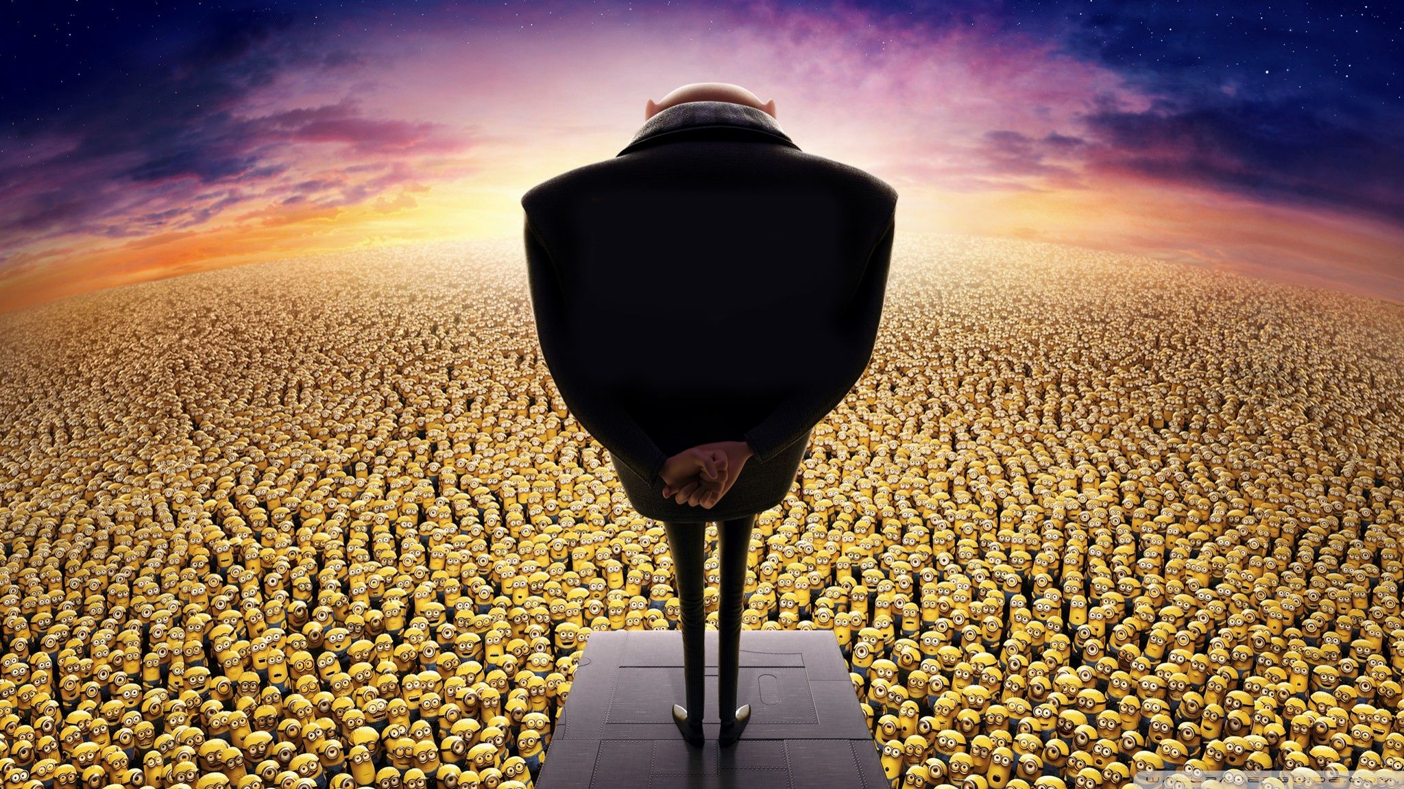 Despicable Me 2 Gru and Minions Ultra HD Desktop Background