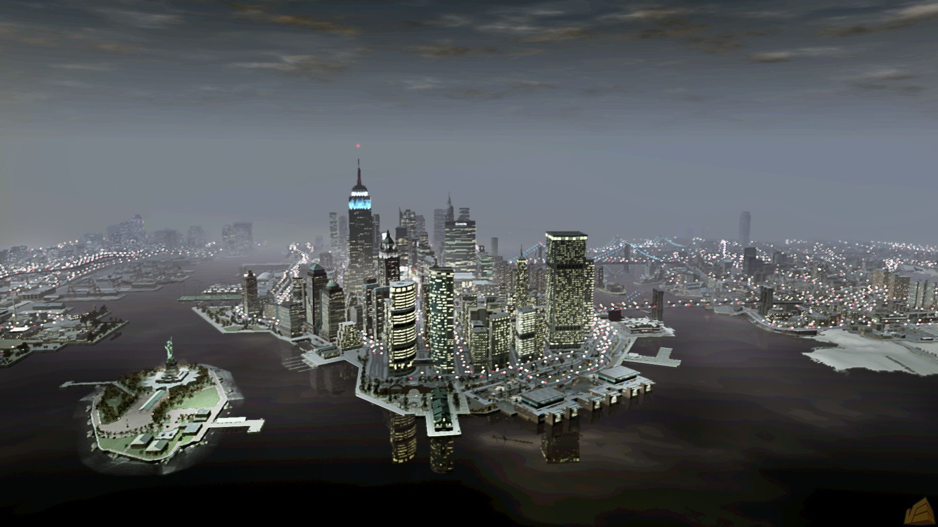Liberty City (HD Universe). City wallpaper, Gta, Skyline