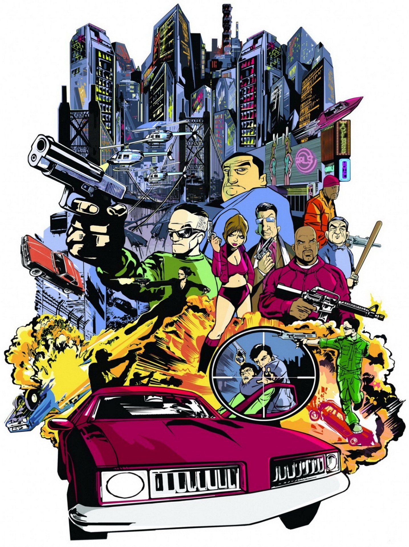 Grand Theft Auto, GTA III, Liberty City Wallpaper HD / Desktop and Mobile Background