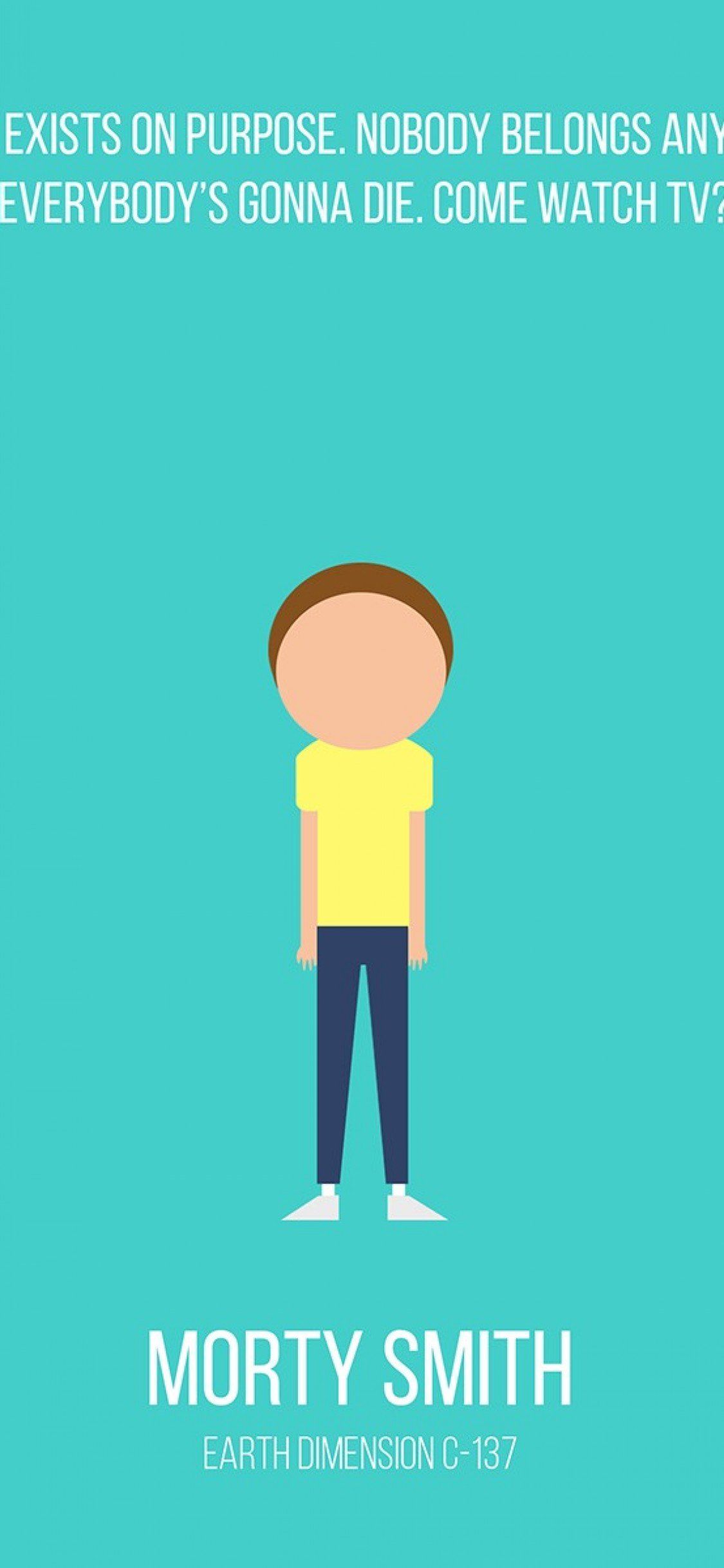 Rick And Morty iPhone X Wallpaper HD