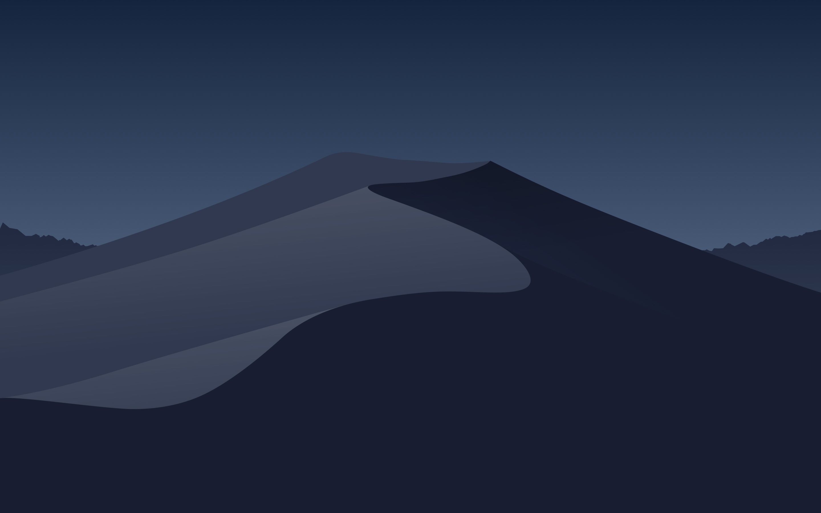 Minimal Mojave Night, HD Computer, 4k Wallpaper, Image, Background, Photo and Picture