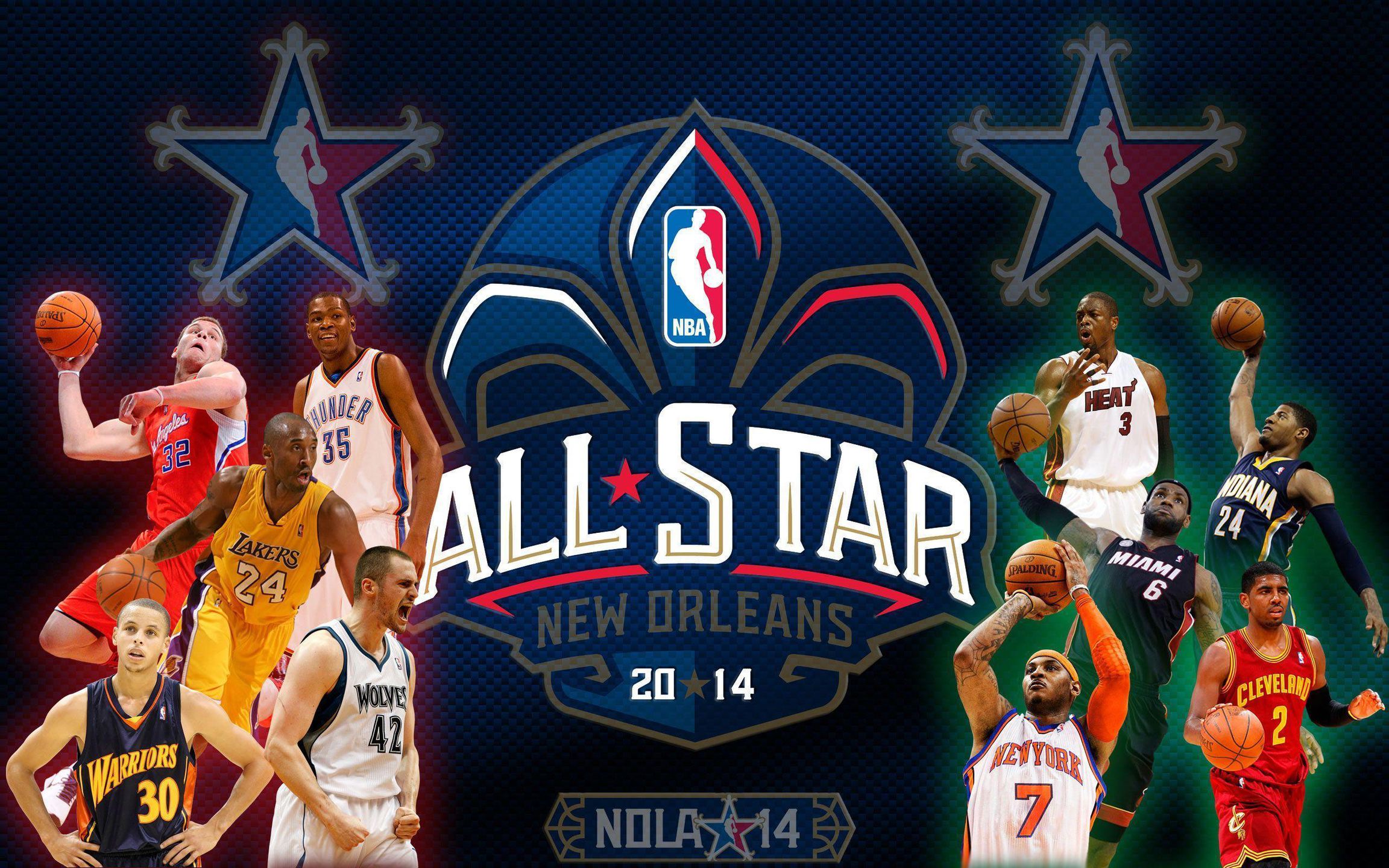 NBA All Stars Basketball HD Wallpaper Themes Fan Tab