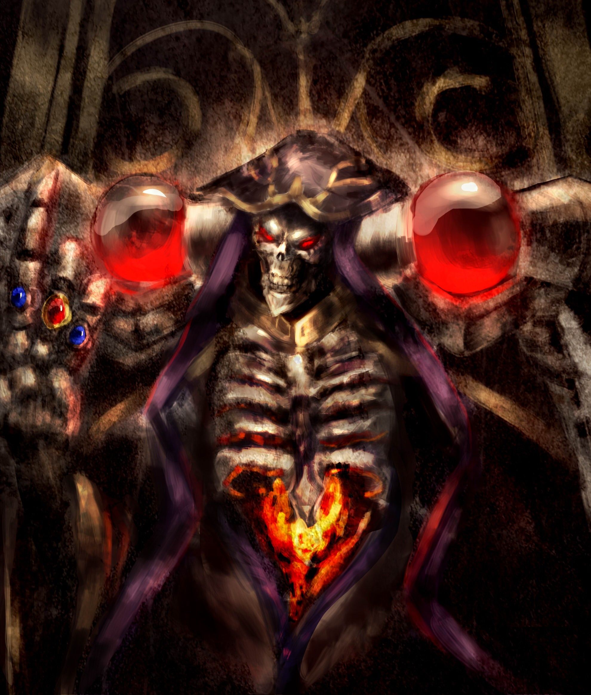 #Overlord (anime), #Ainz Ooal Gown wallpaper. Mocah.org