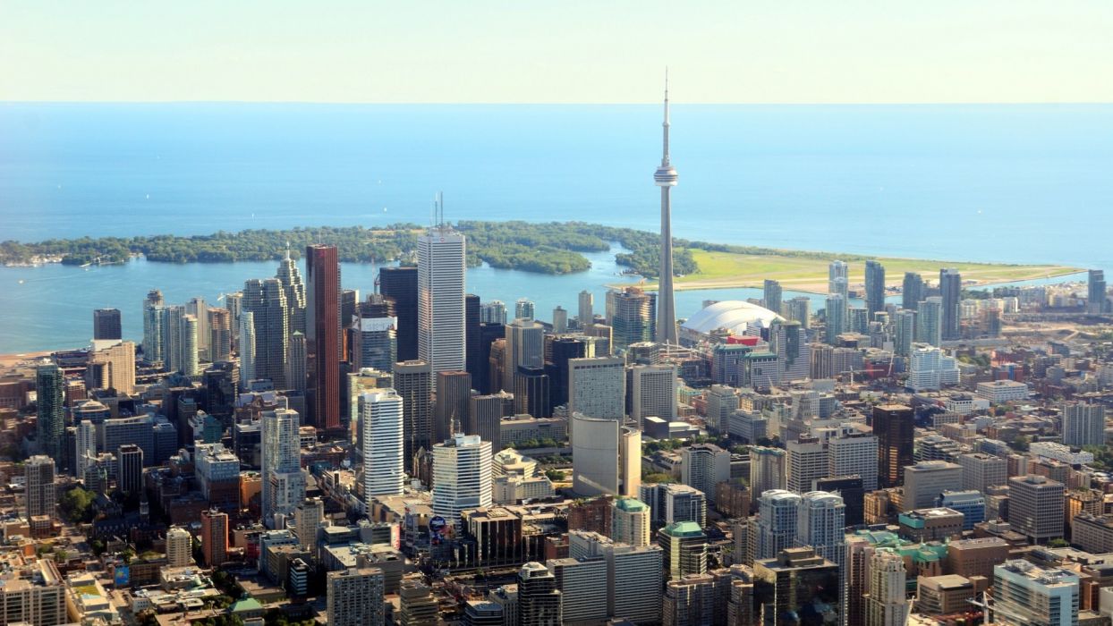 Cityscapes towns skyscrapers Toronto city skyline cities wallpaper