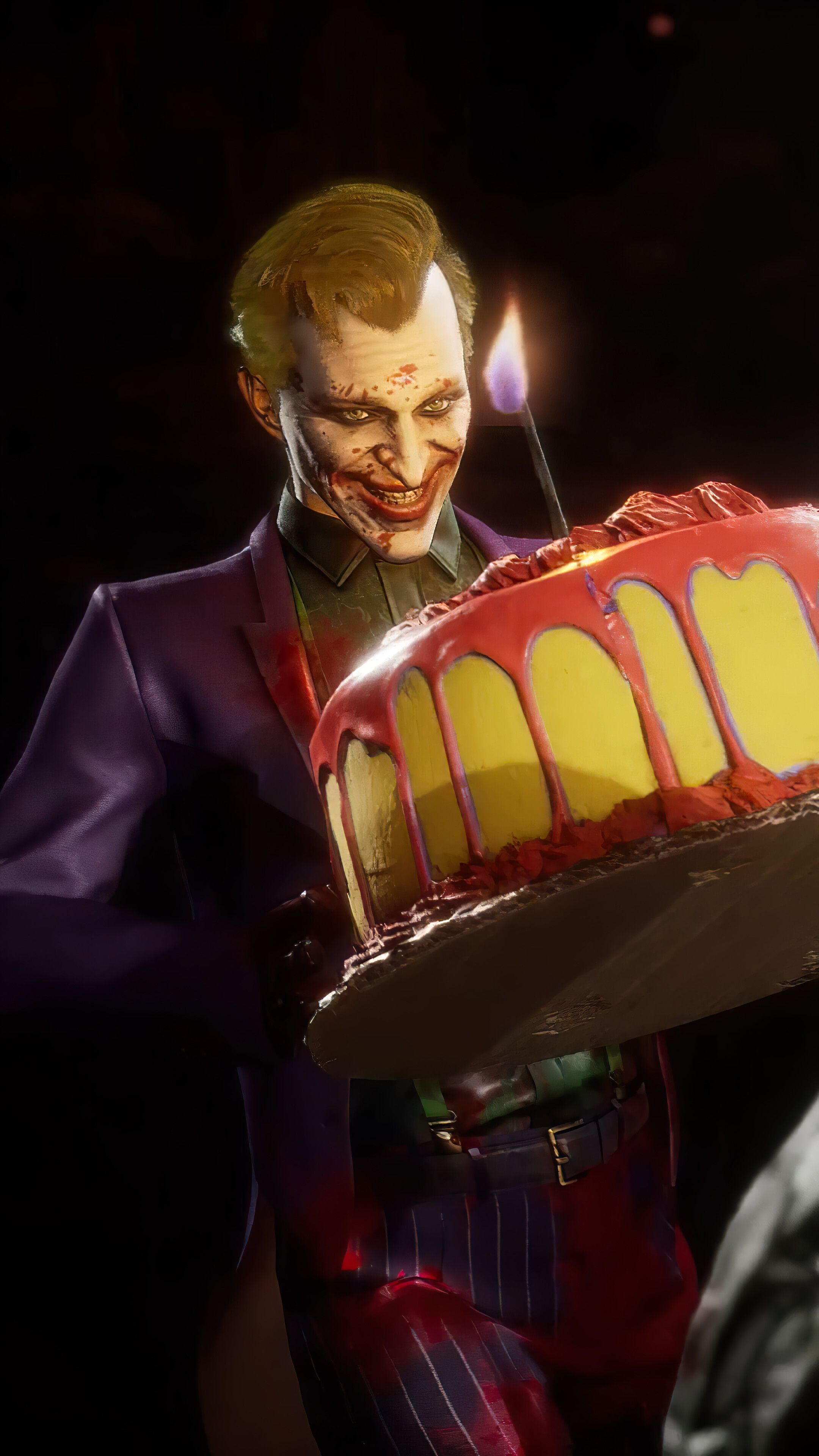 Joker, Cake, Bomb, Fatality, Mortal Kombat 4K phone HD Wallpaper, Image, Background, Photo and Picture