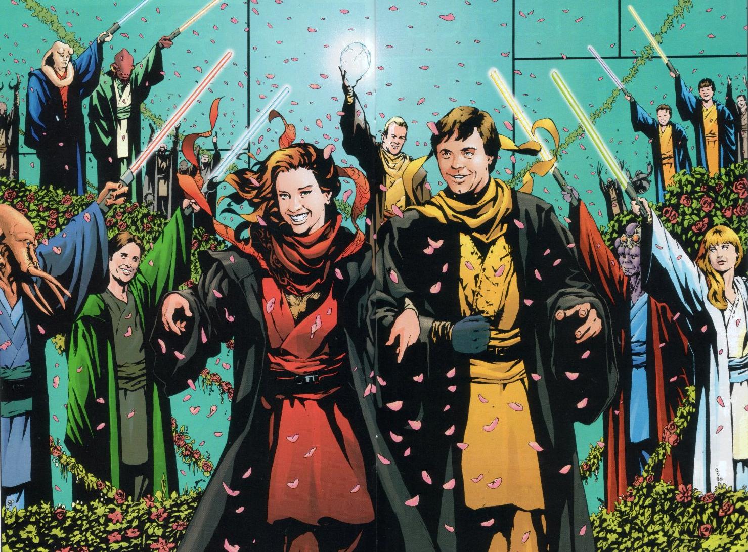 Wedding of Luke Skywalker and Mara Jade