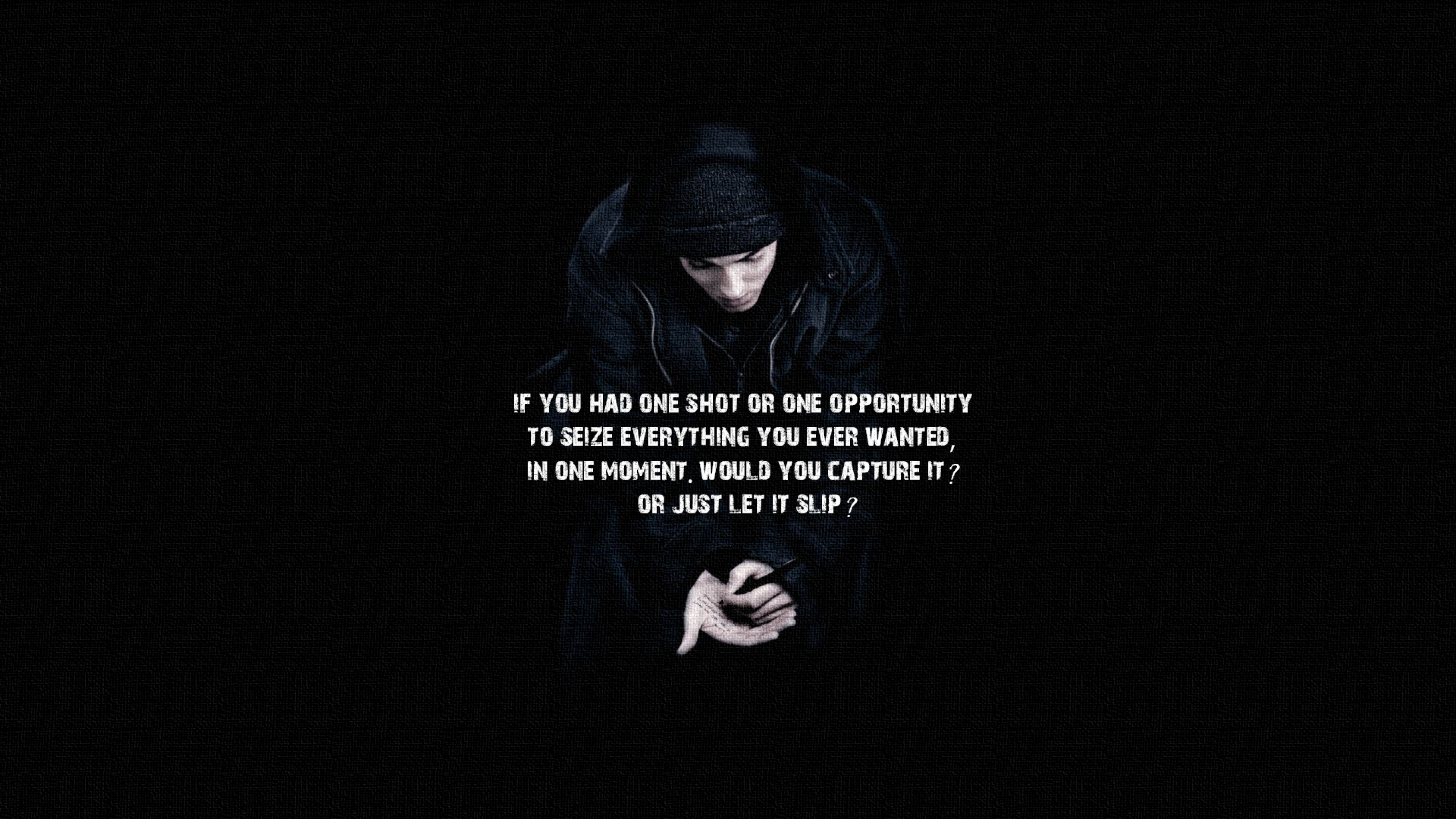 Eminem Black Wallpaper