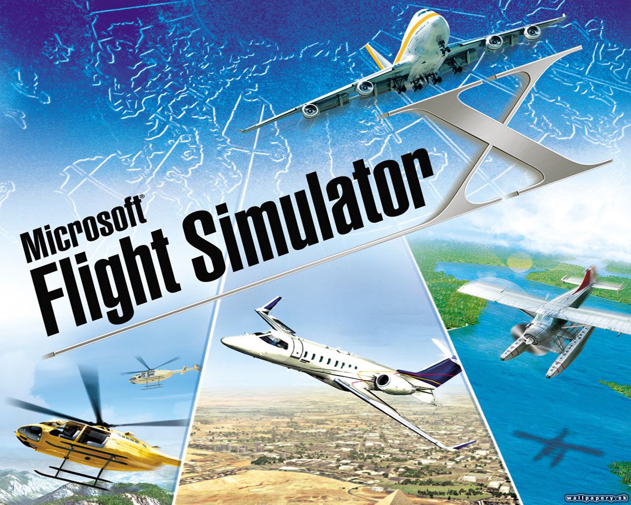 Microsoft Flight Simulator X Background