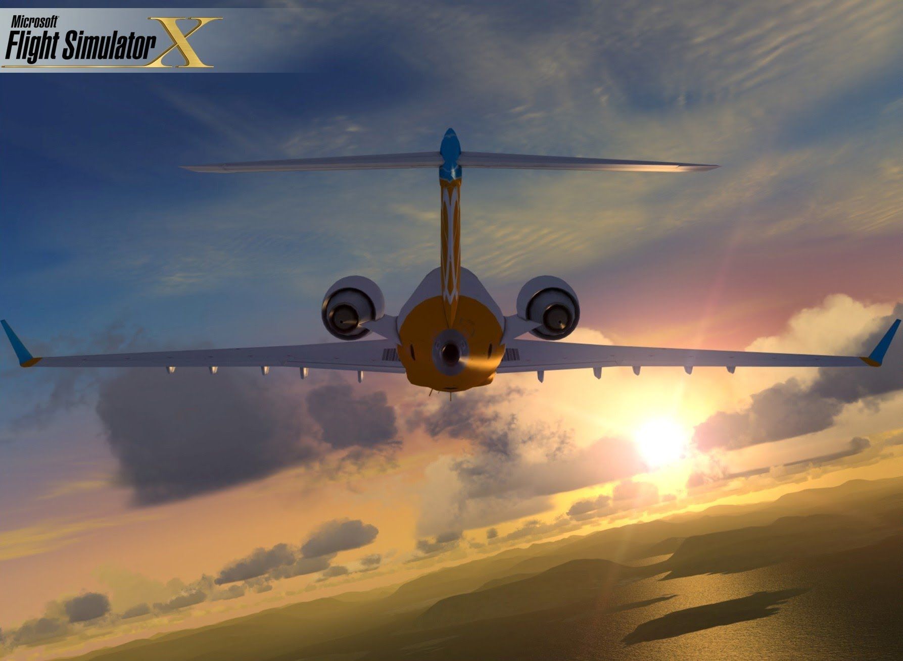 Microsoft Flight Simulator X Background