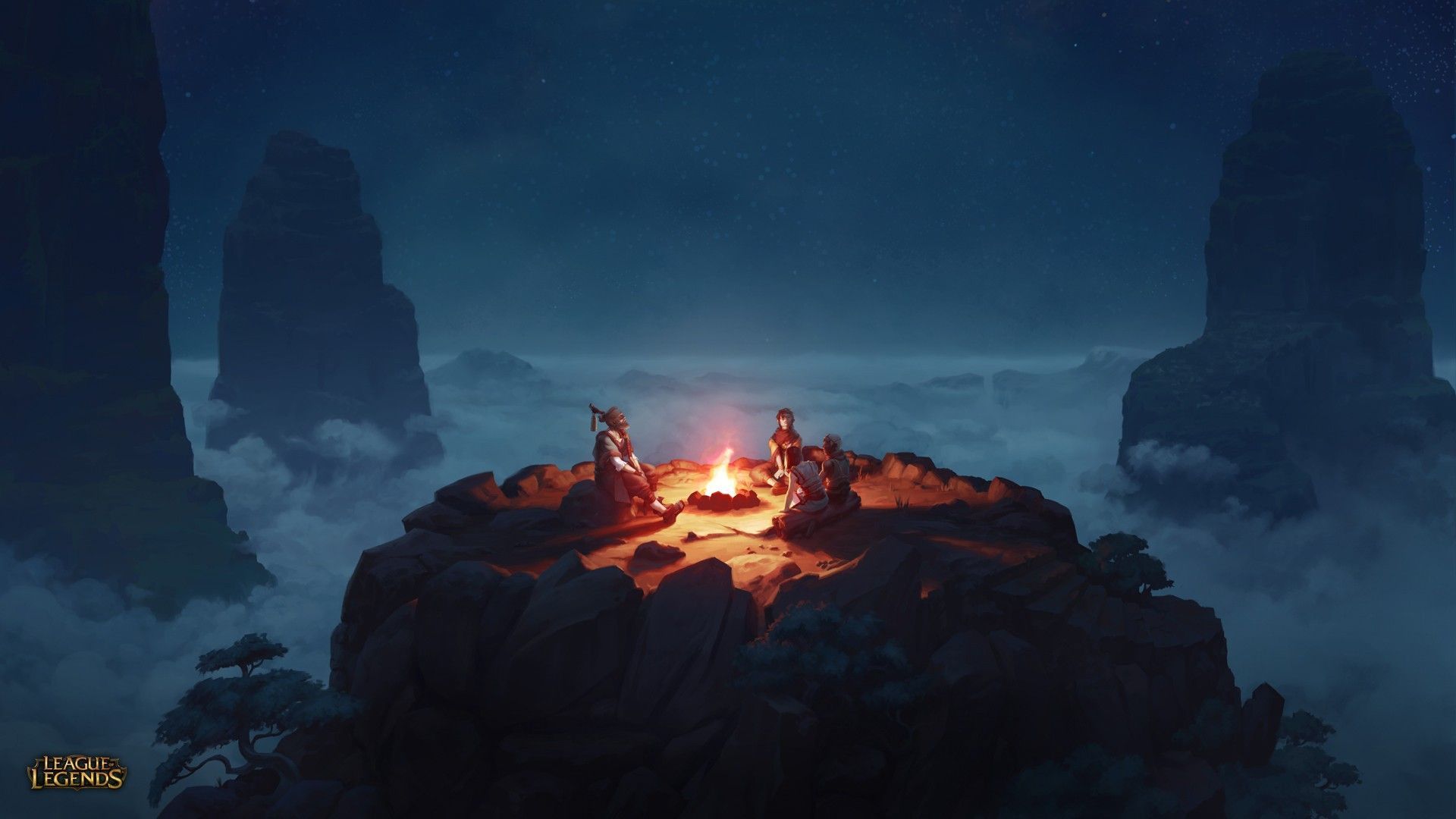 Desktop Background Campfire. Beautiful