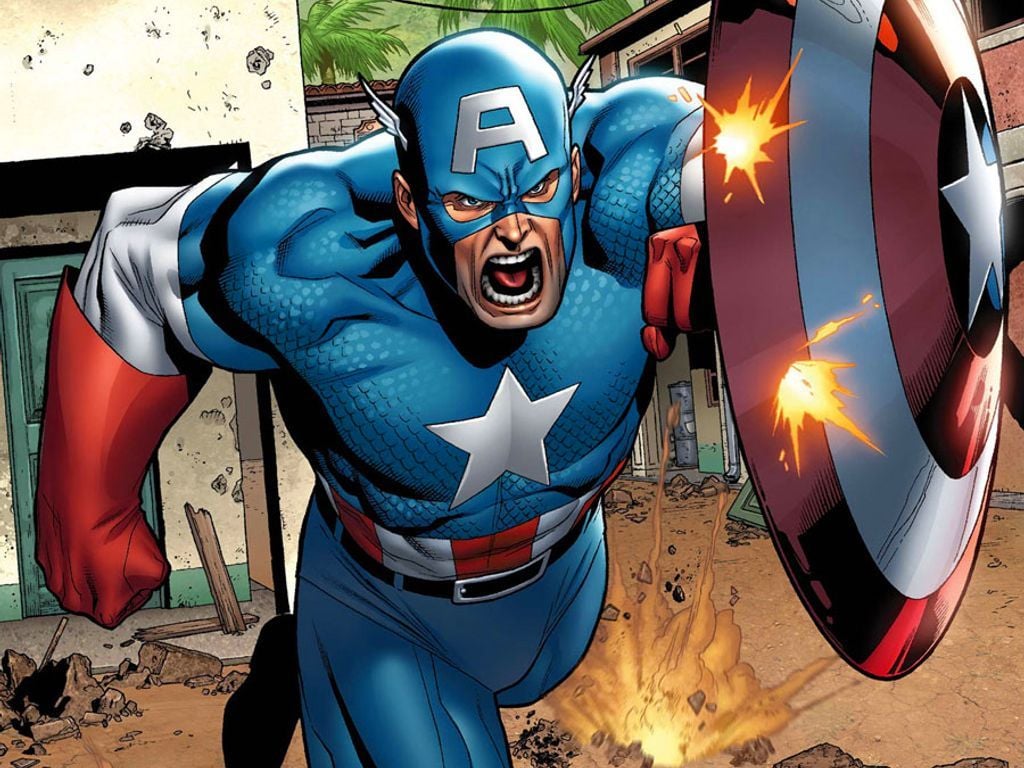 Captain America Comic Book Wallpaper Free Captain America