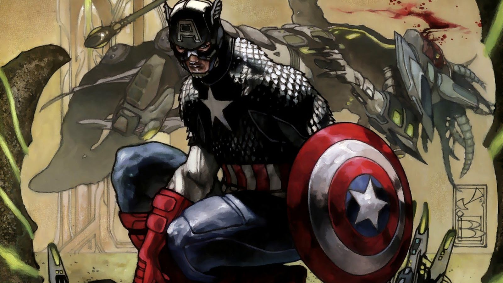Free download Comic Wallpaper Captain America Comic Wallpaper