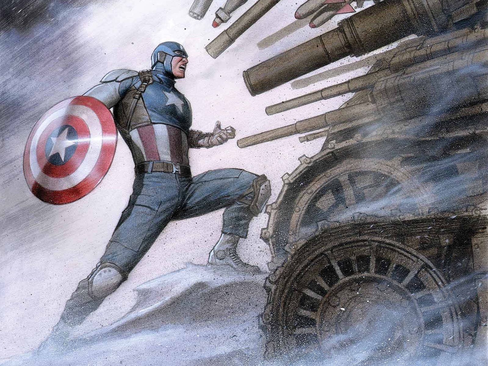 Captain America: Living Legend Wallpaper