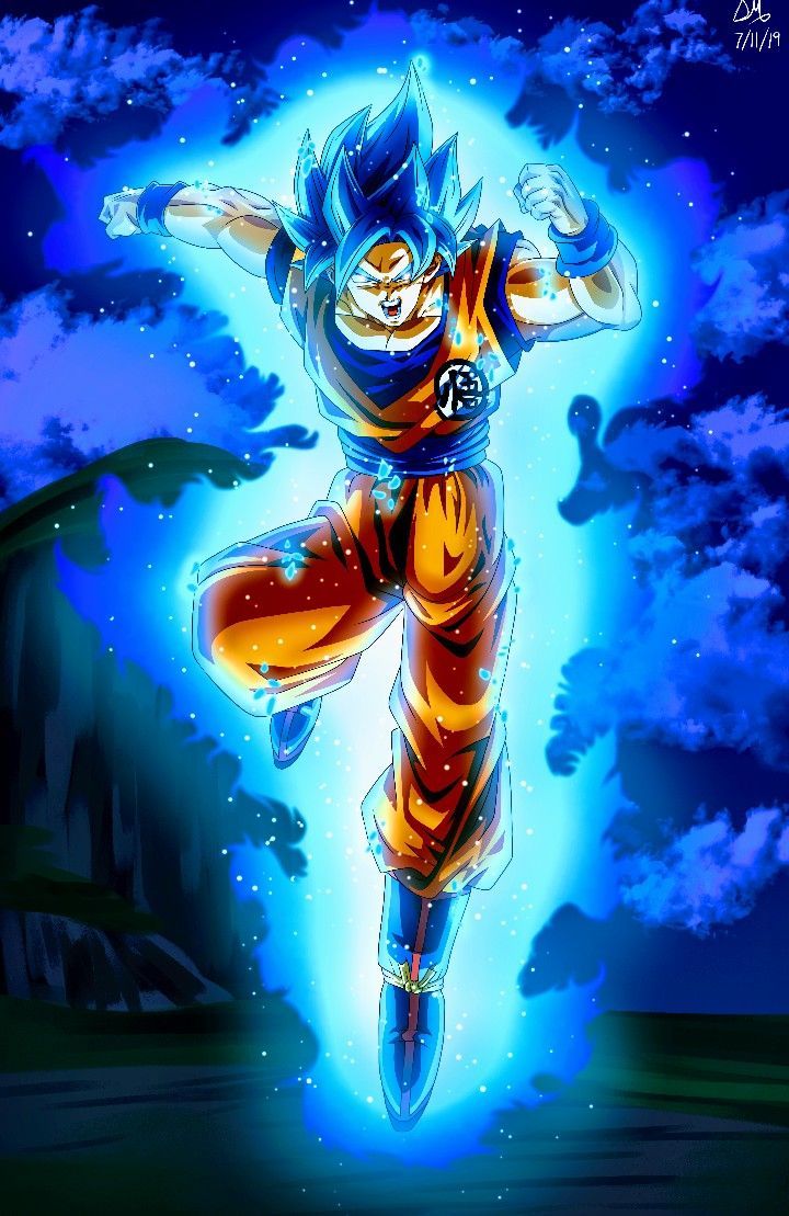 Goku Super Saiyan Blue, Dragon Ball Super. Anime dragon ball