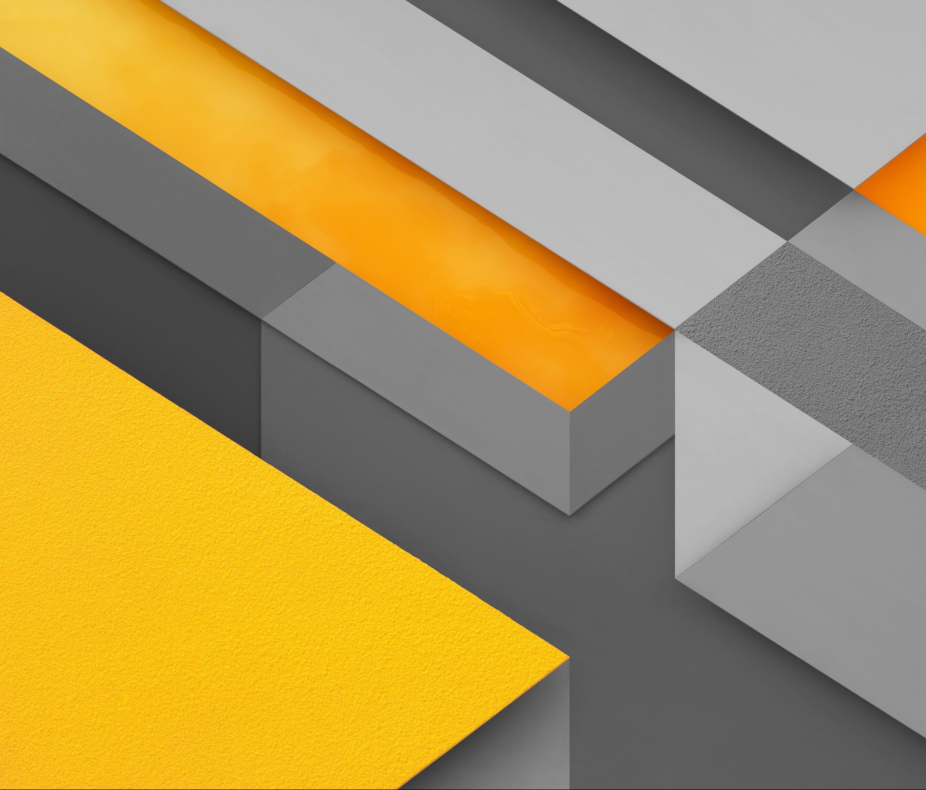 Abstract Yellow And Grey Wallpaper